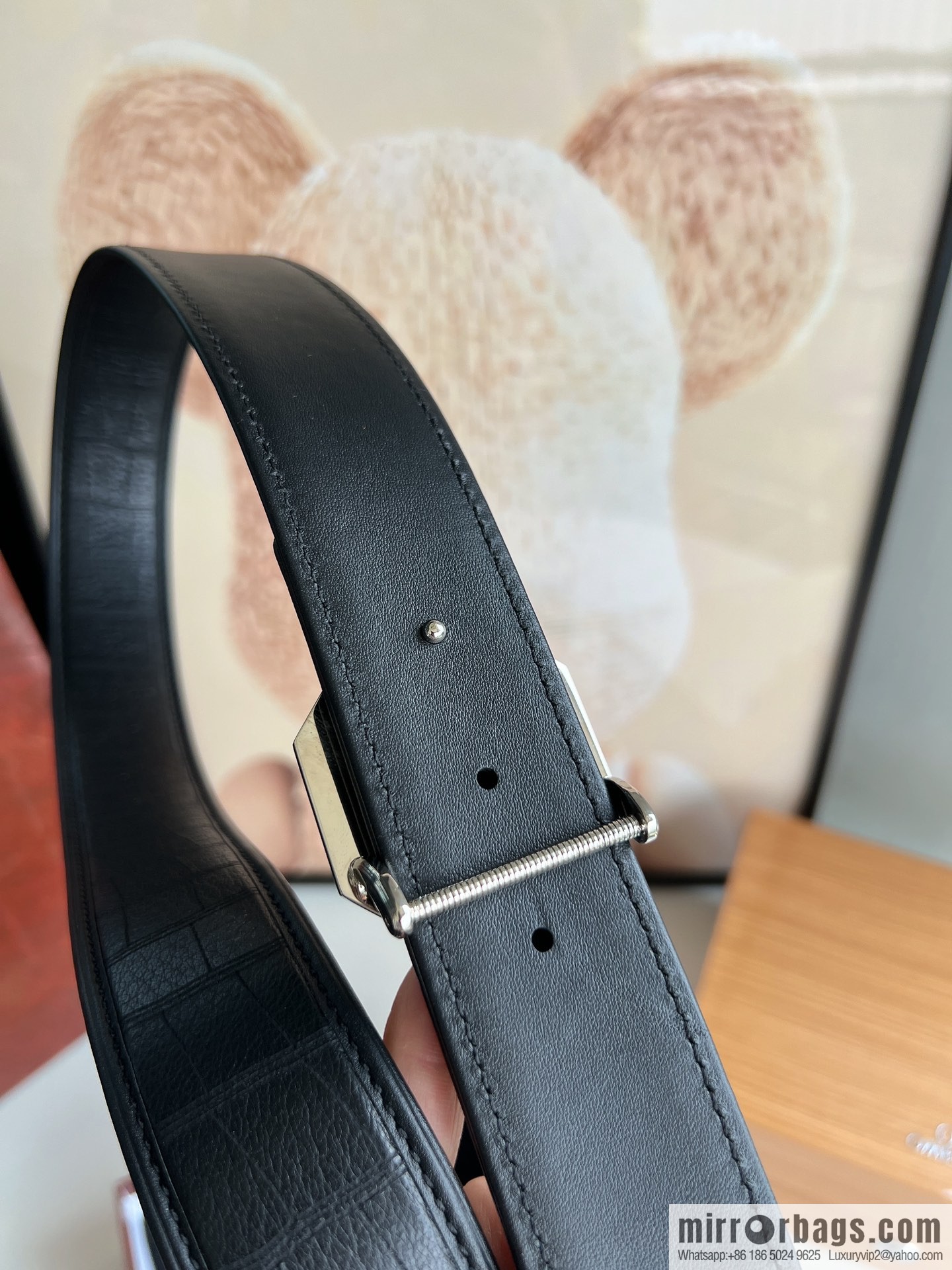 Stefano. Ricci Stephen, stainless steel hand-carved craft eagle head men's 4.0cm belt