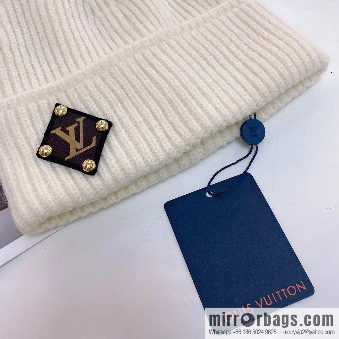 LV Louis Vuitton autumn and winter wool knitted wool hat