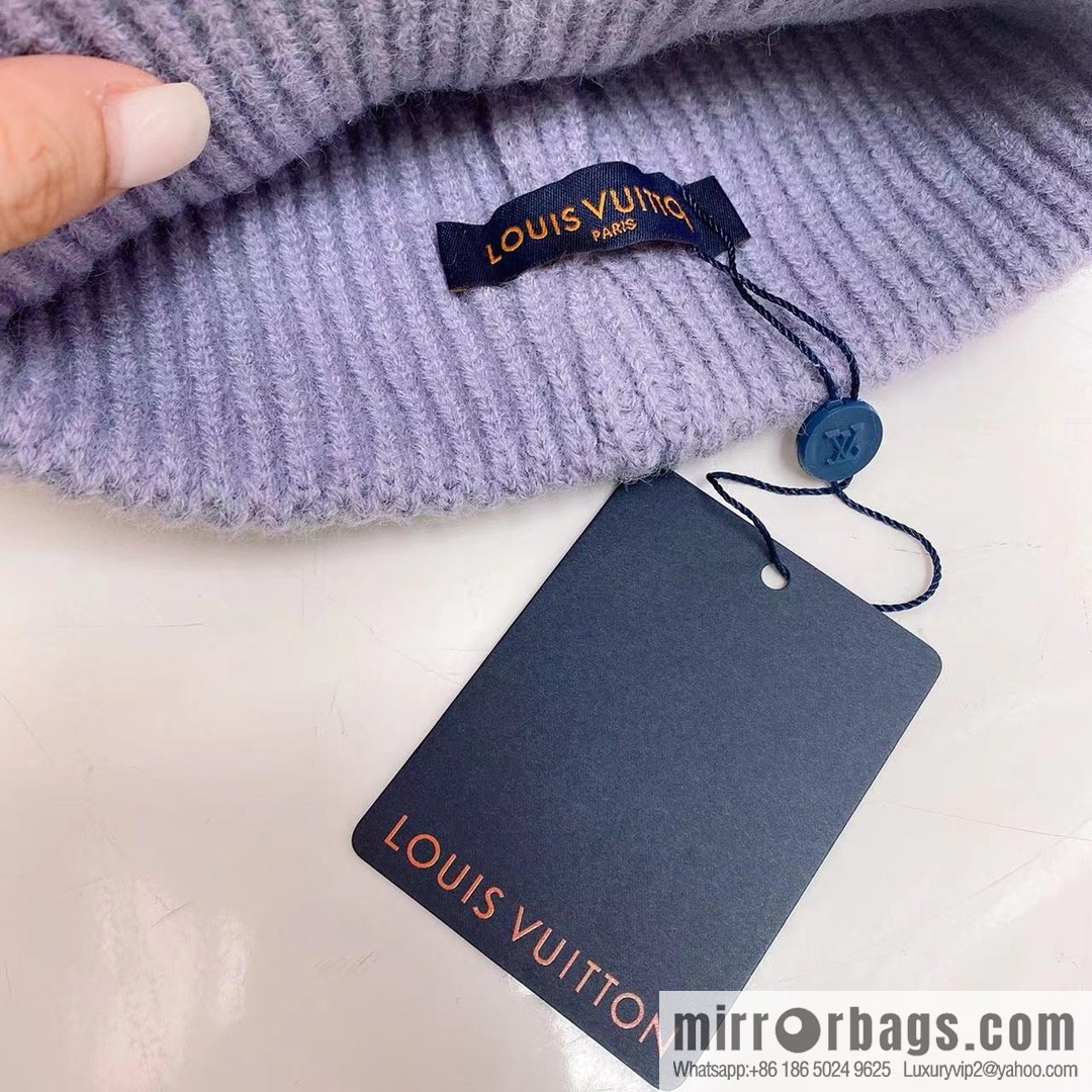 LV Louis Vuitton autumn and winter wool knitted wool hat