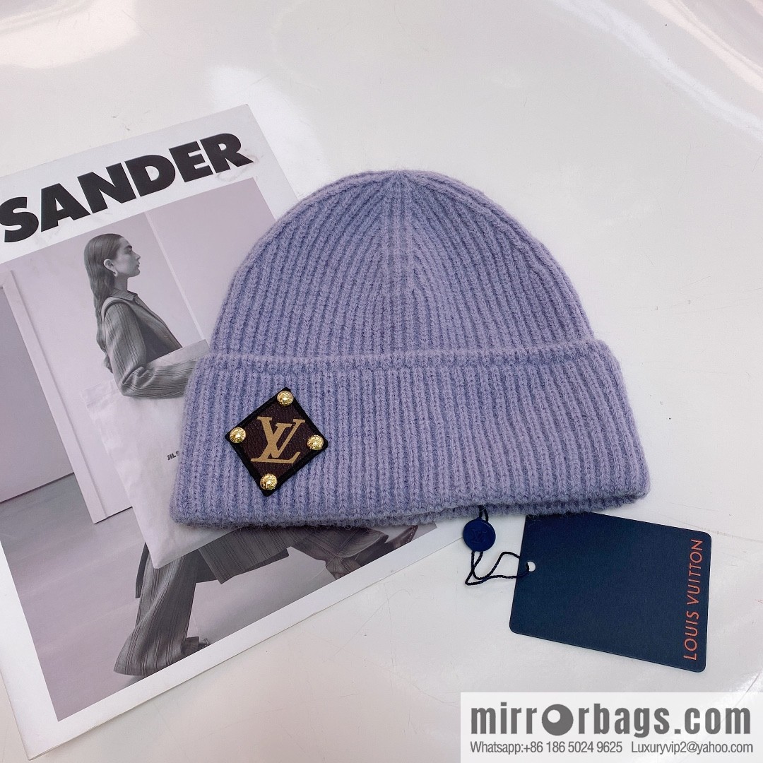 LV Louis Vuitton autumn and winter wool knitted wool hat