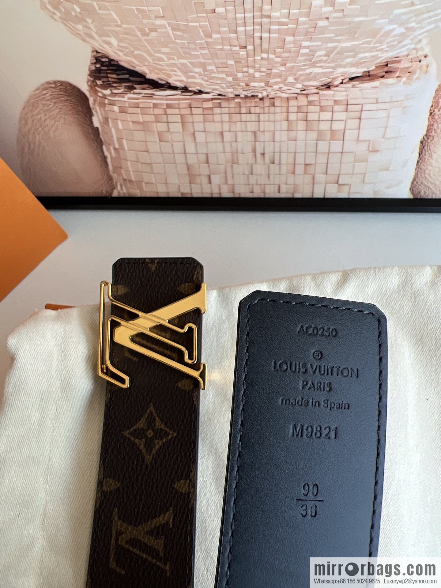 LV/Louis Vuitton 2022 new men's business belt 4.0cm