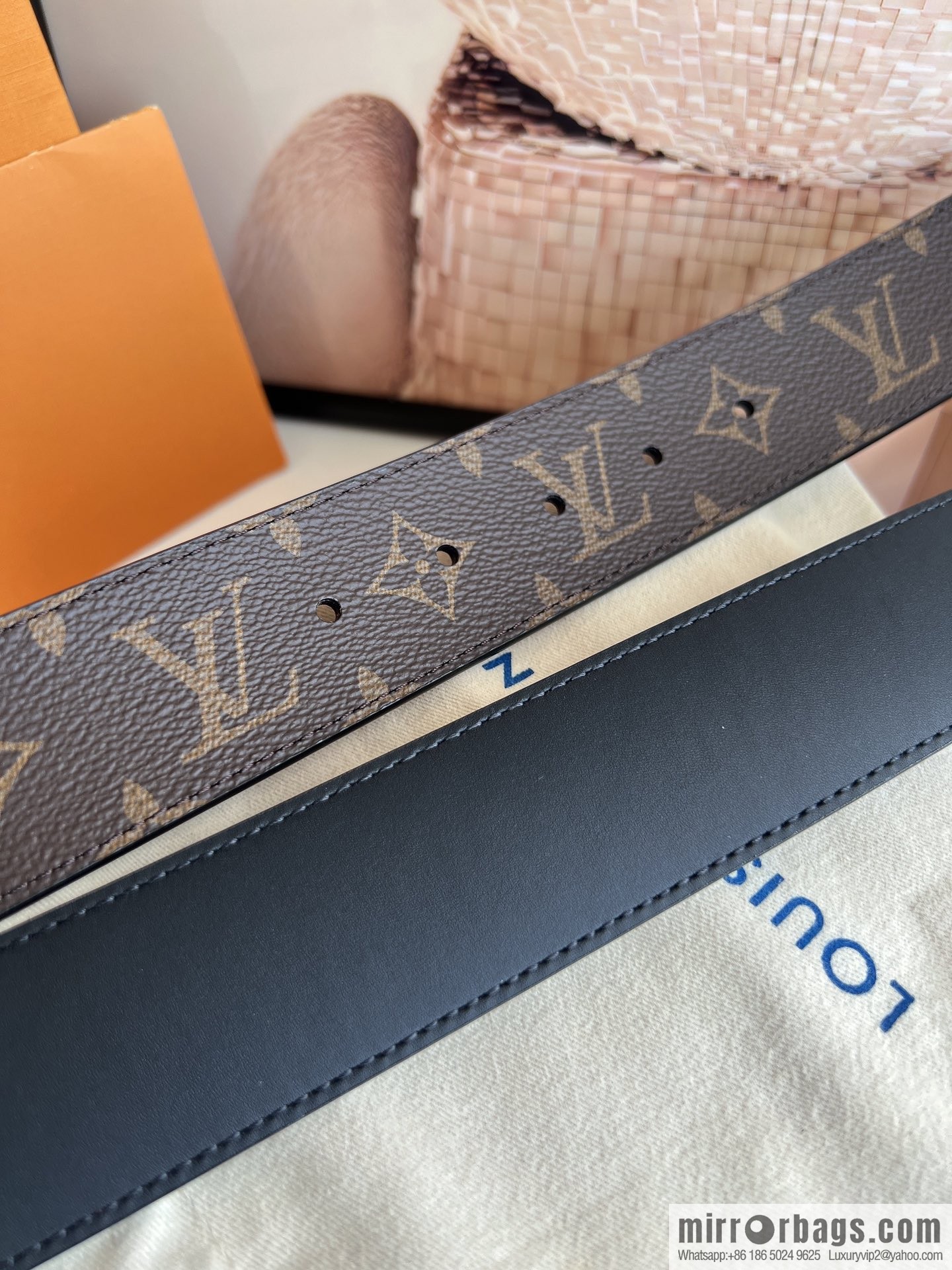 LV/Louis Vuitton 2022 new men's business belt 4.0cm