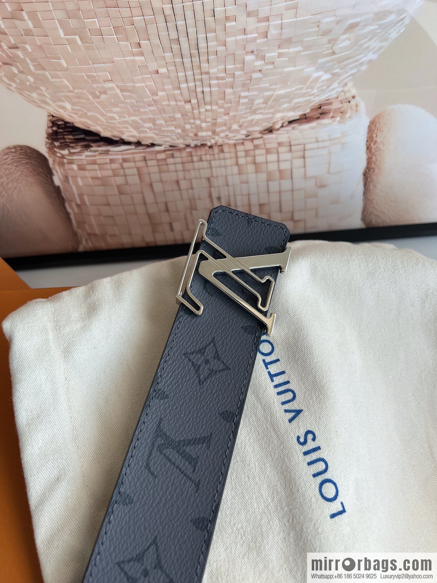 LV/Louis Vuitton 2022 new men's business belt 4.0cm