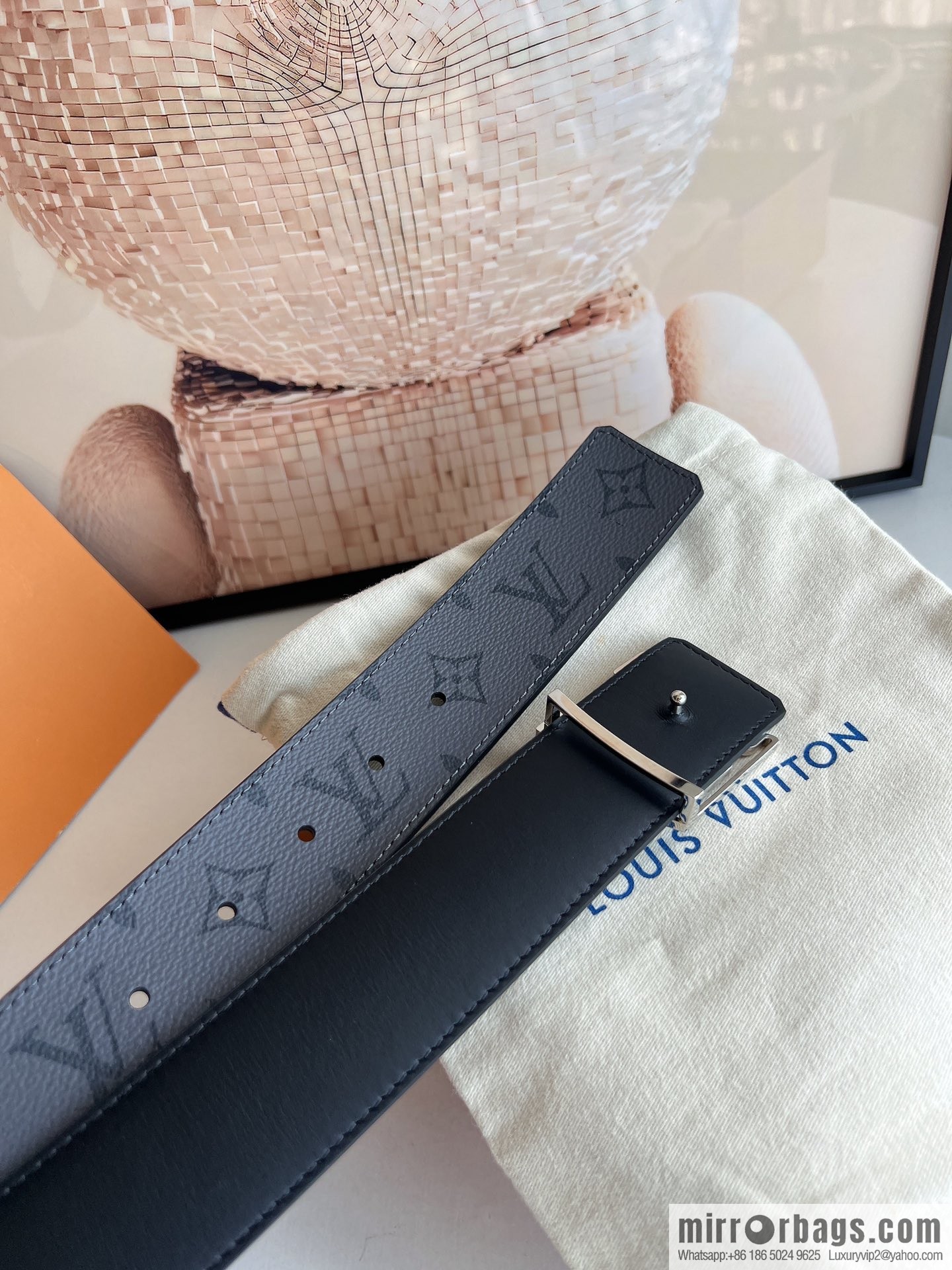 LV/Louis Vuitton 2022 new men's business belt 4.0cm