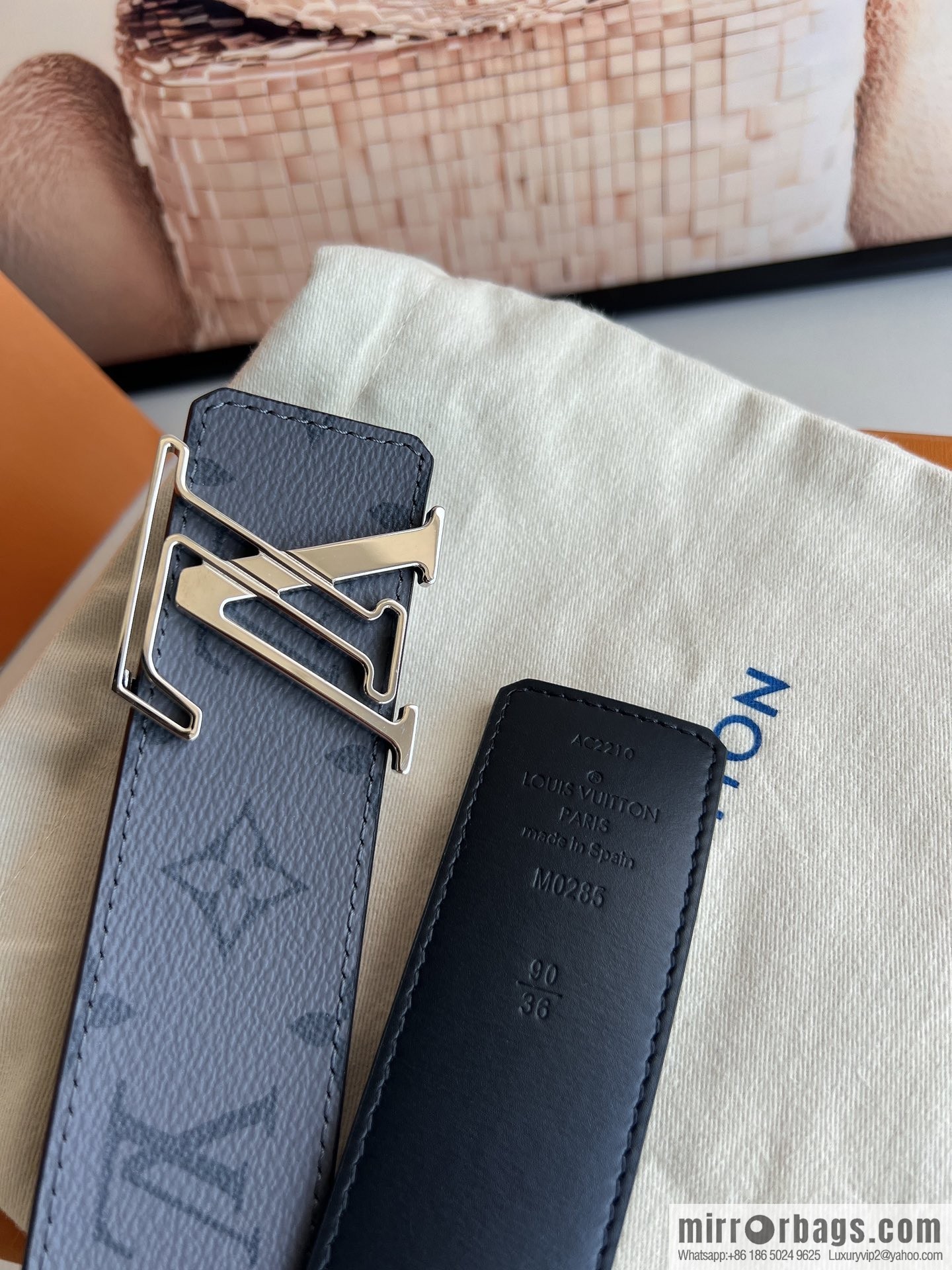 LV/Louis Vuitton 2022 new men's business belt 4.0cm