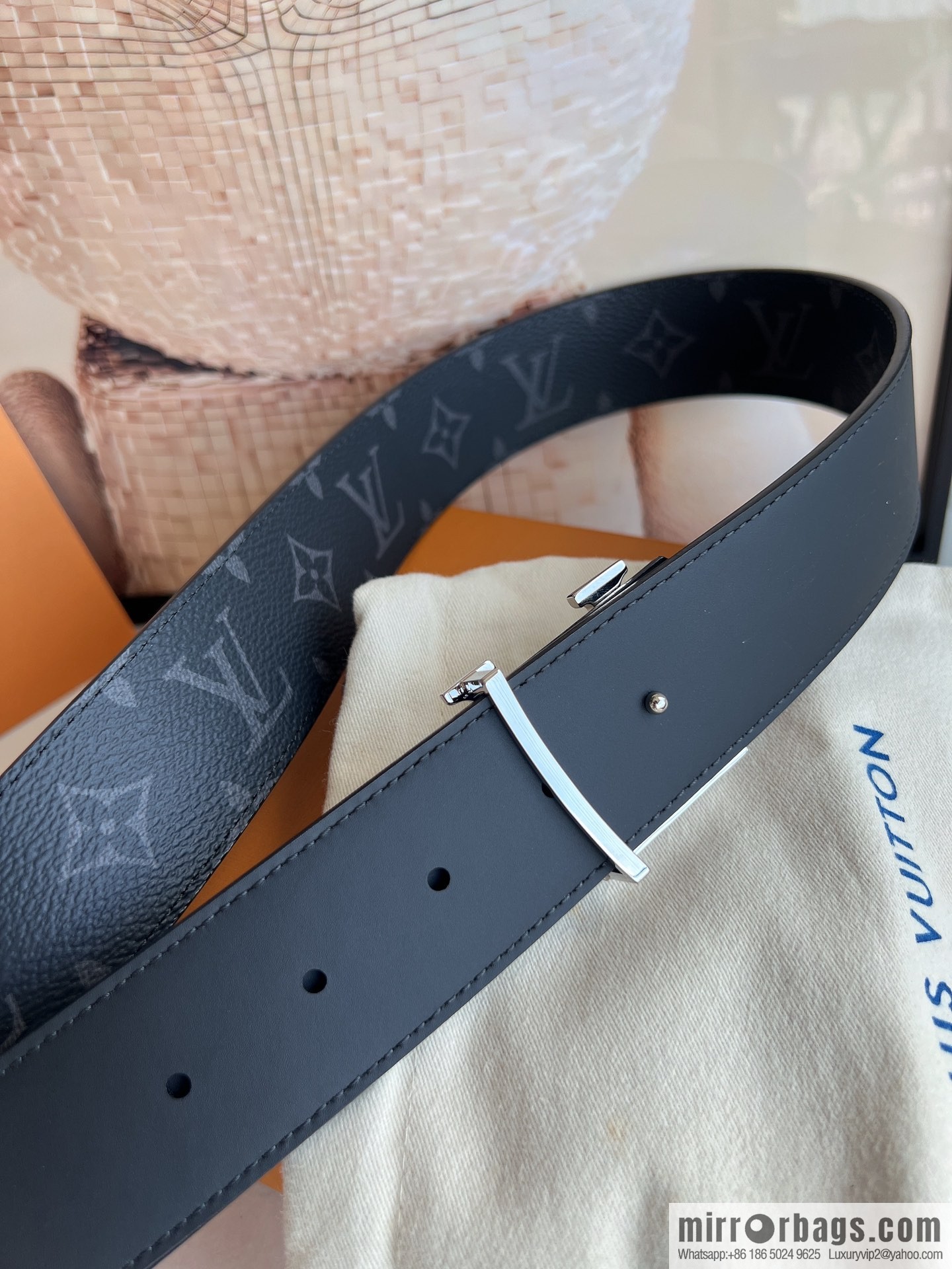 LV/Louis Vuitton 2022 new men's business belt 4.0cm