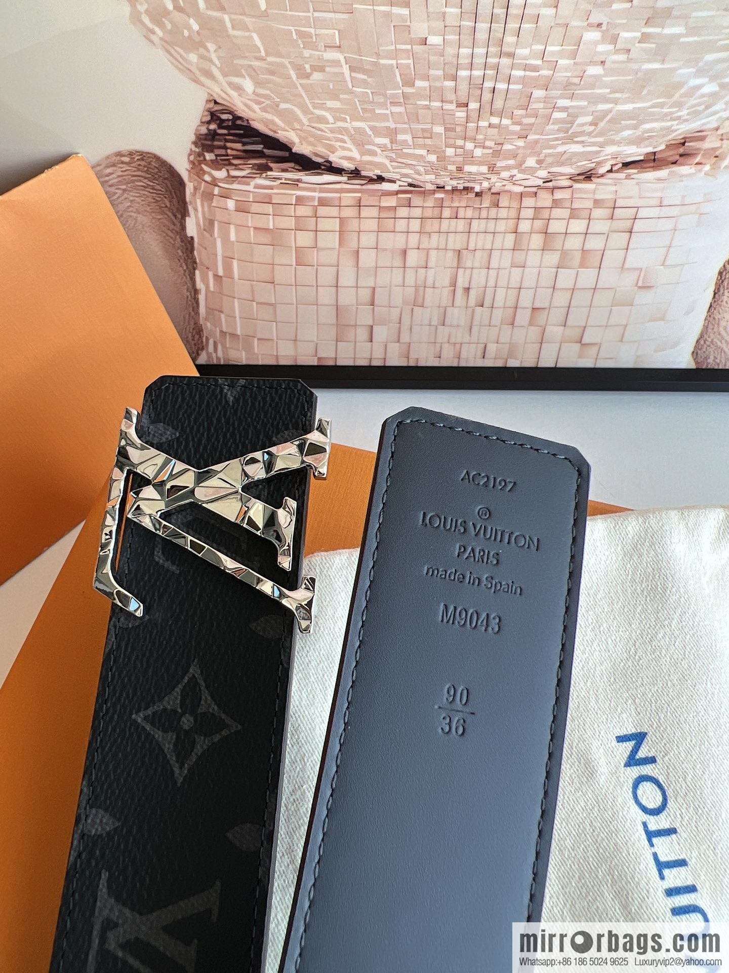 LV/Louis Vuitton 2022 new men's business belt 4.0cm