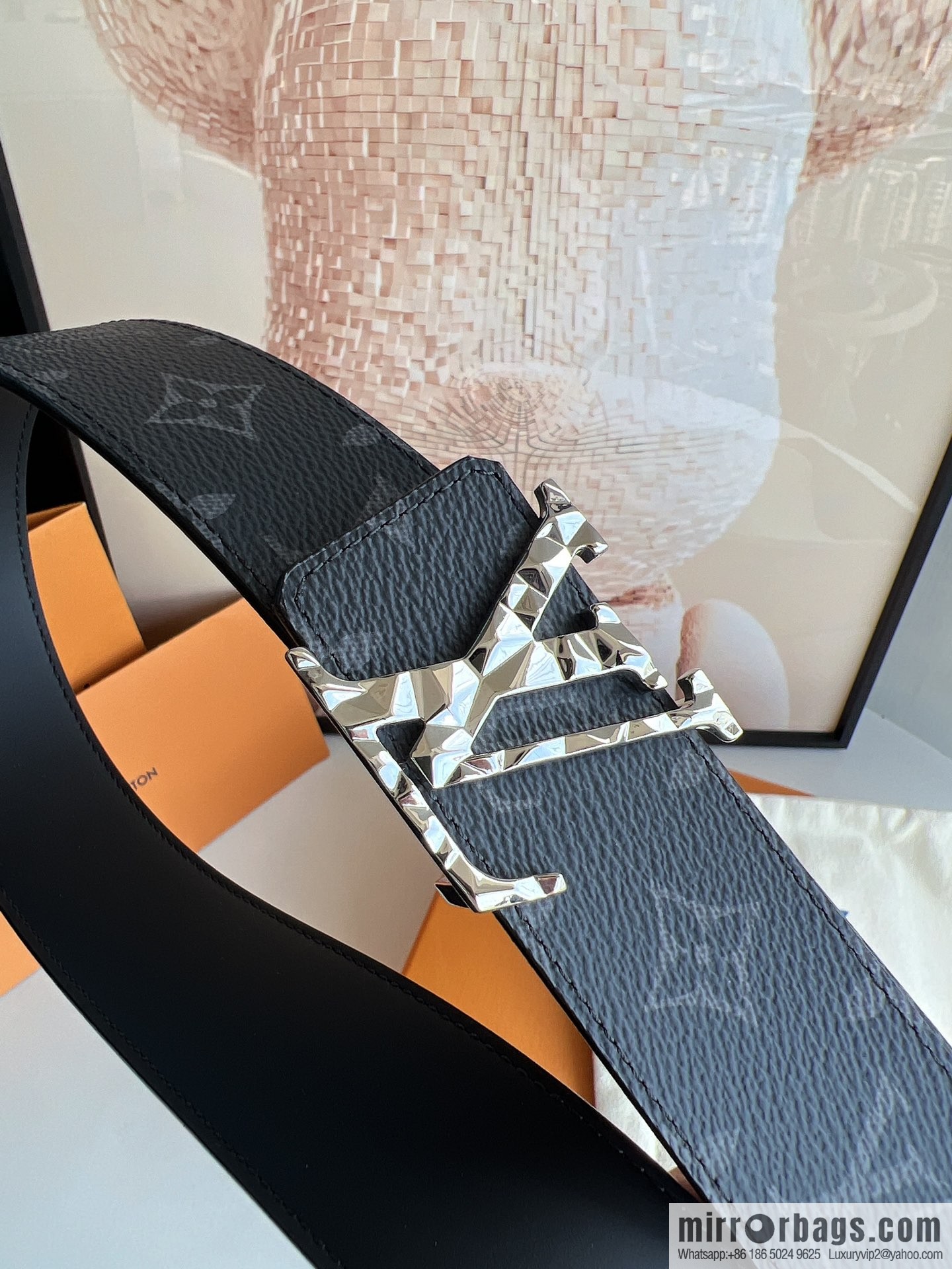 LV/Louis Vuitton 2022 new men's business belt 4.0cm