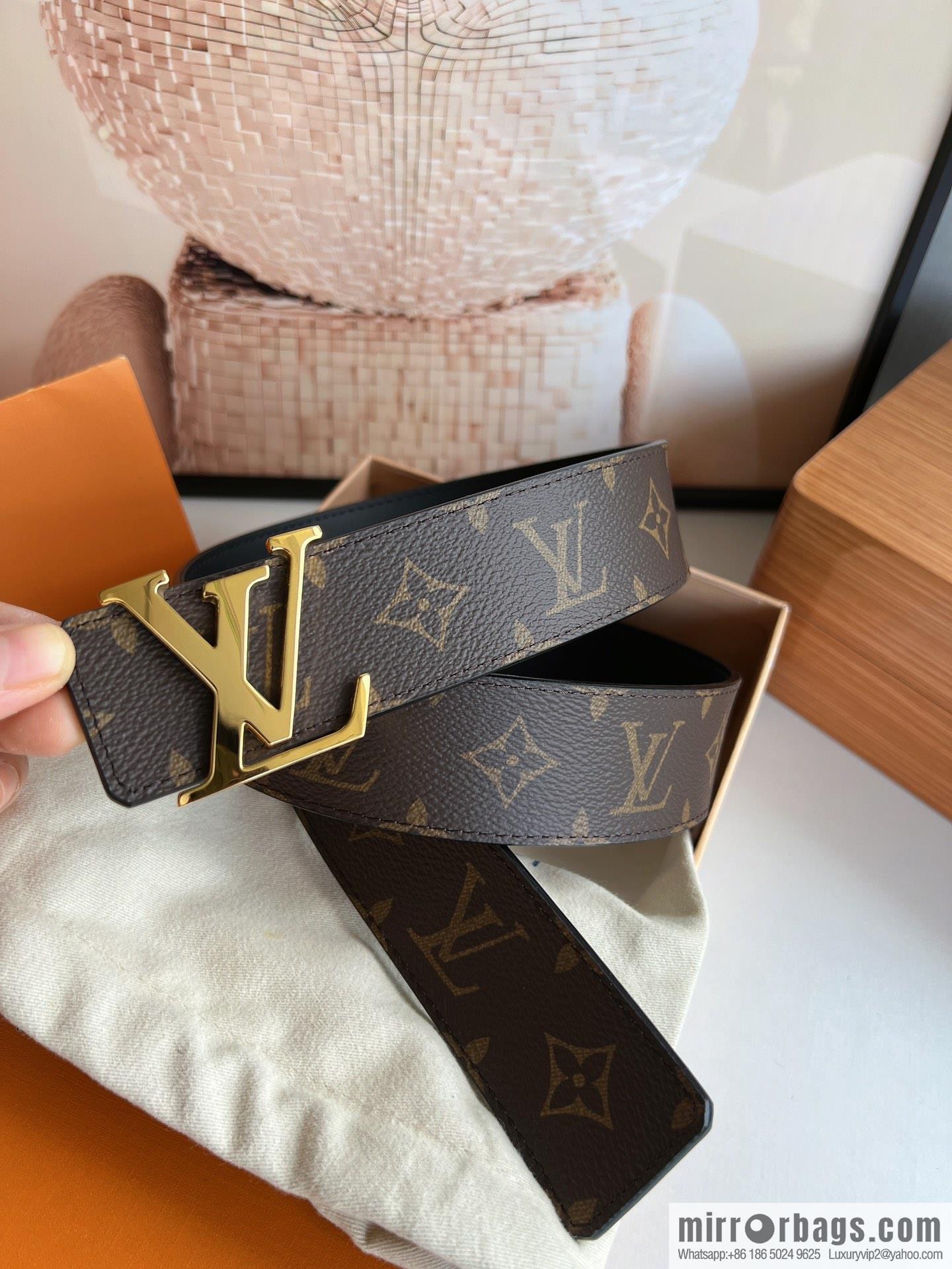 LV/Louis Vuitton 2022 new men's 40mm belt