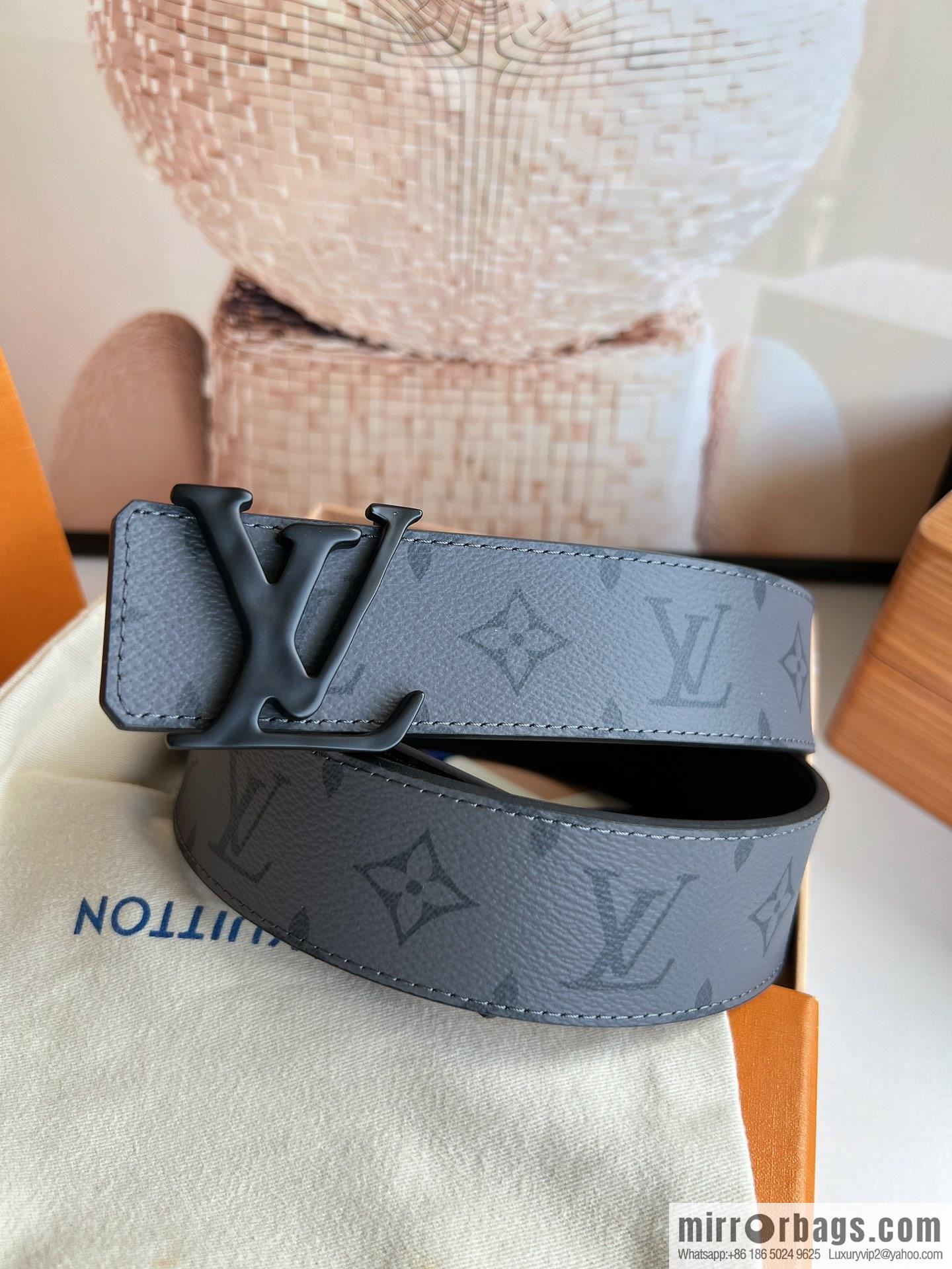 LV/Louis Vuitton 2022 new men's 40mm belt