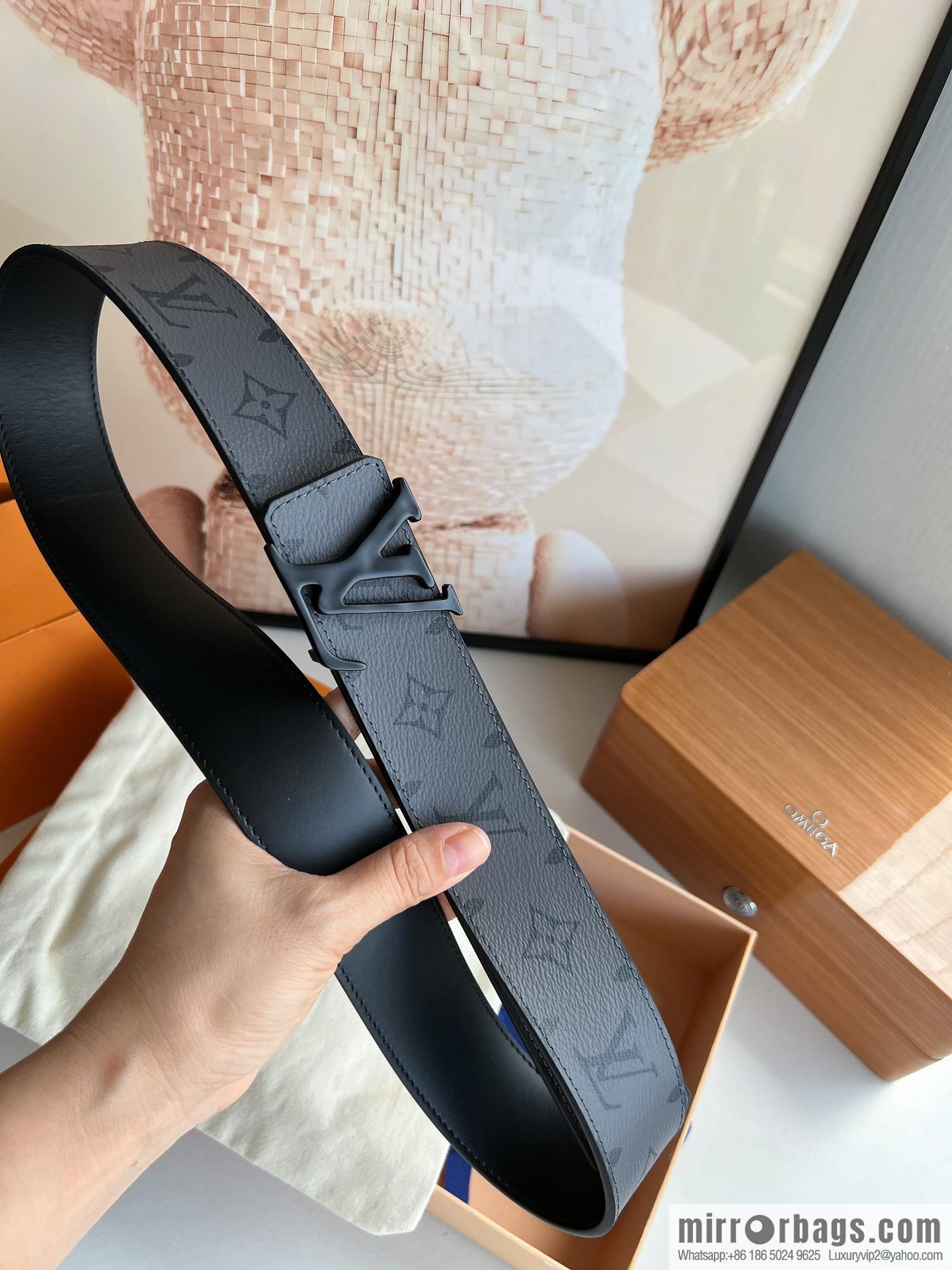LV/Louis Vuitton 2022 new men's 40mm belt