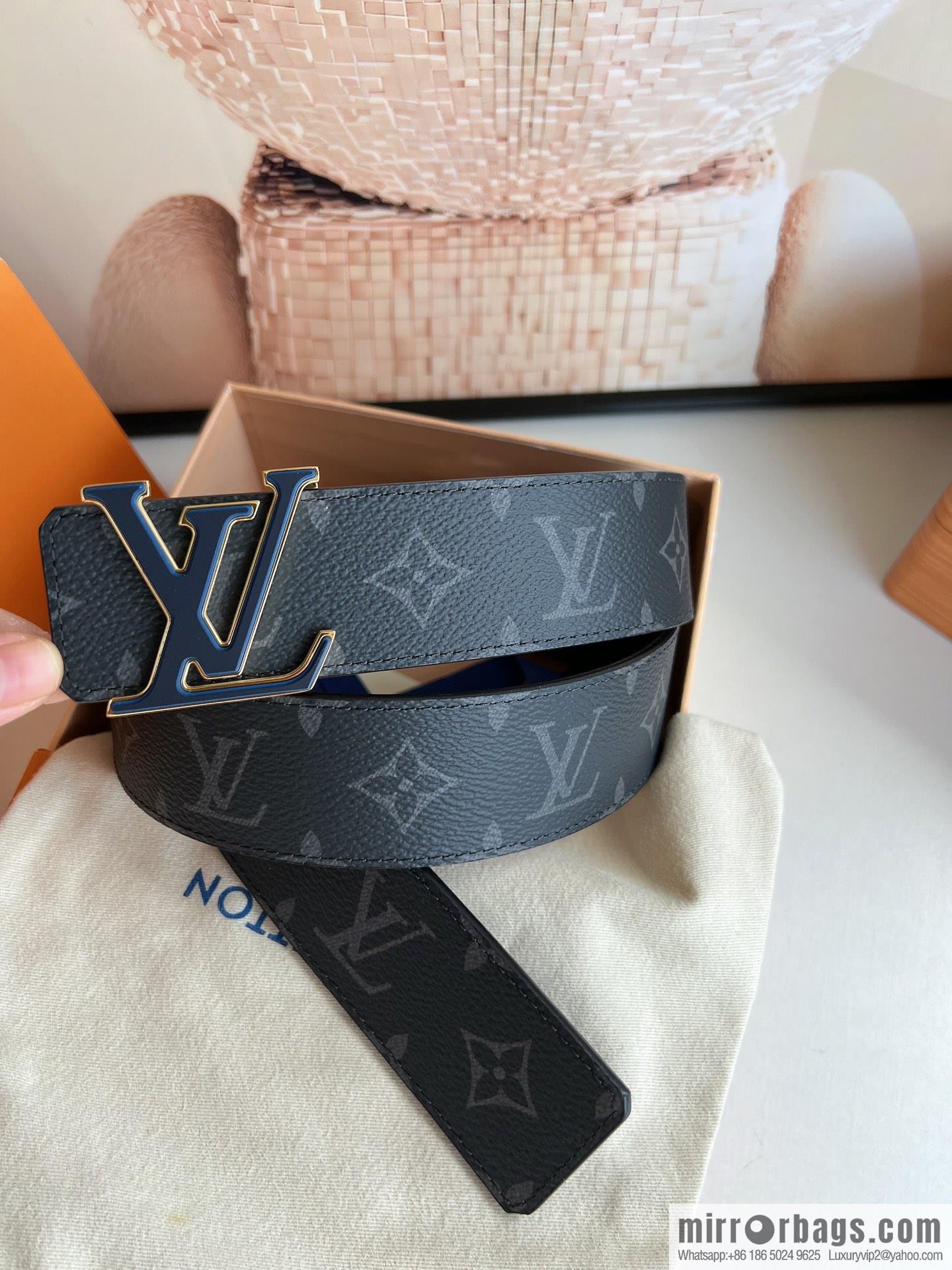 LV/Louis Vuitton 2022 new men's 40mm belt