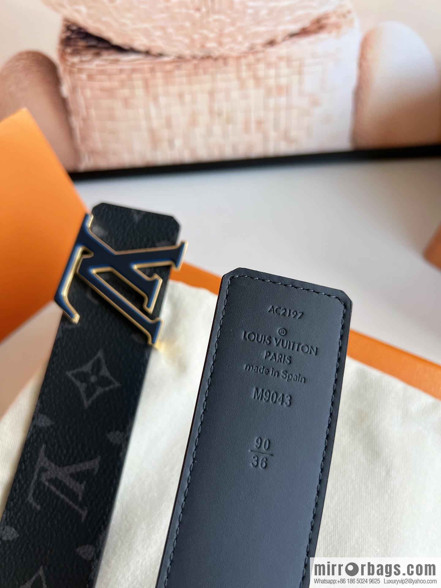 LV/Louis Vuitton 2022 new men's 40mm belt