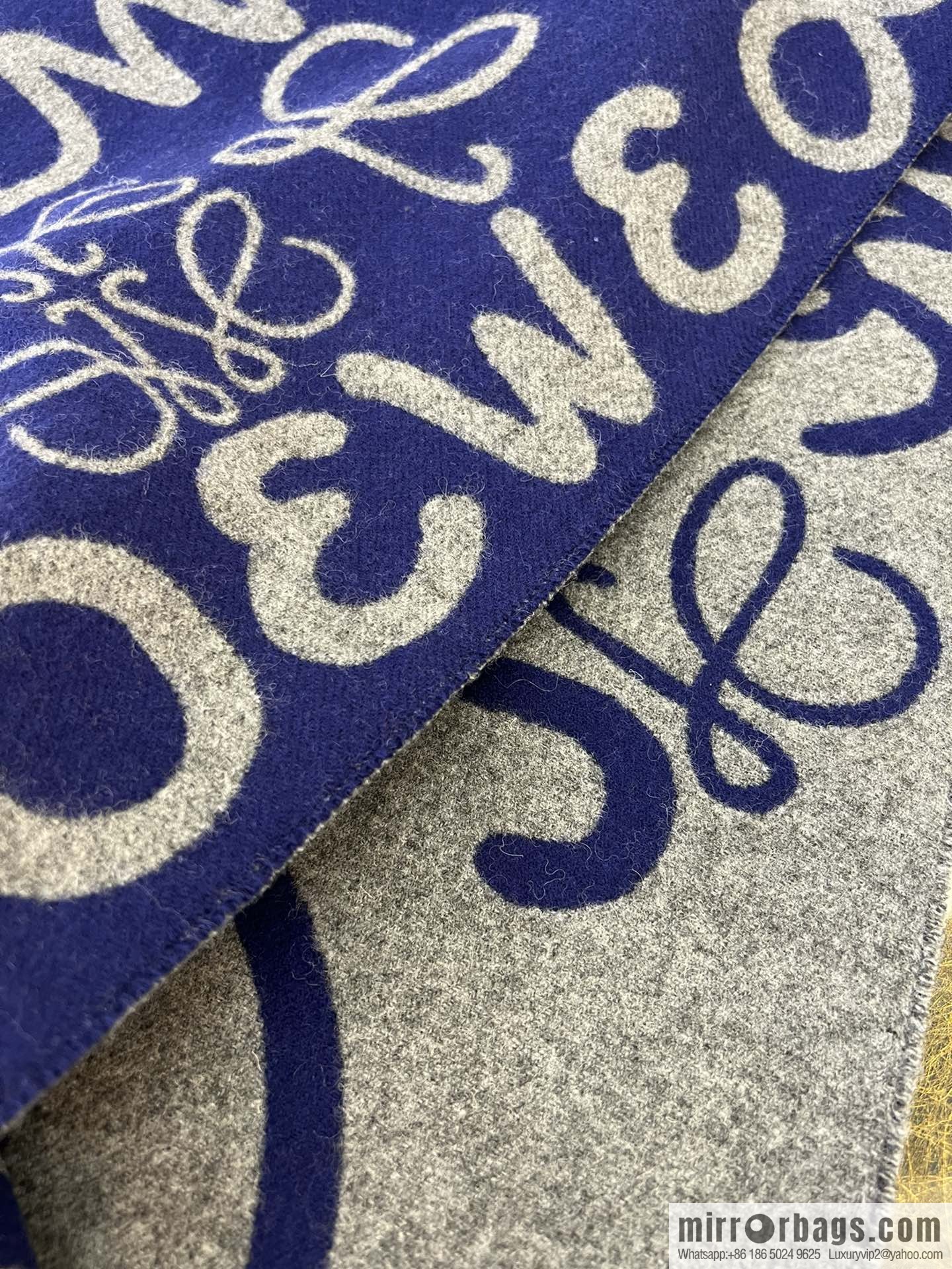 LOEWE Unisex Graffiti Double Sided Scarf