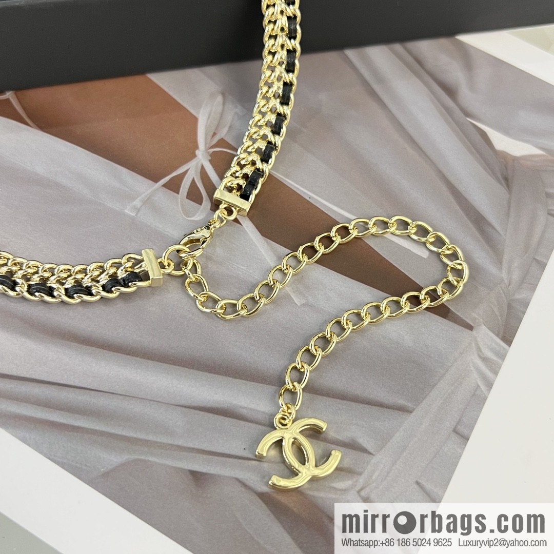 New ☑️ CHANEL CHANEL double c peach heart coco belt belt chain