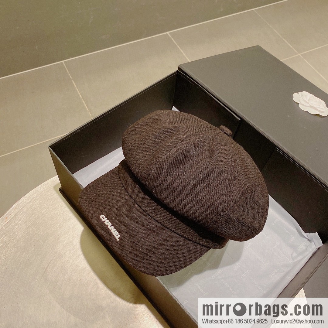 Chanel 2022 autumn and winter new octagonal hat
