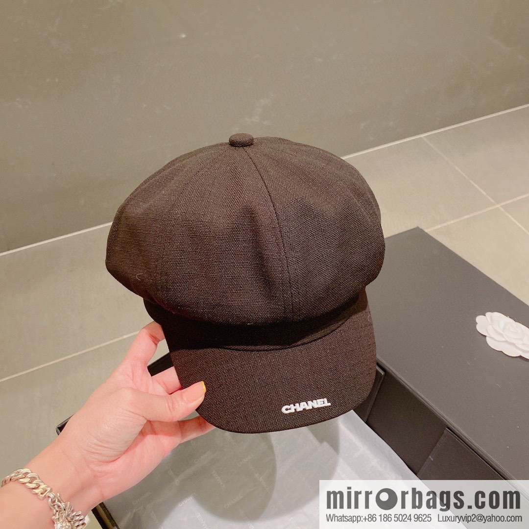 Chanel 2022 autumn and winter new octagonal hat