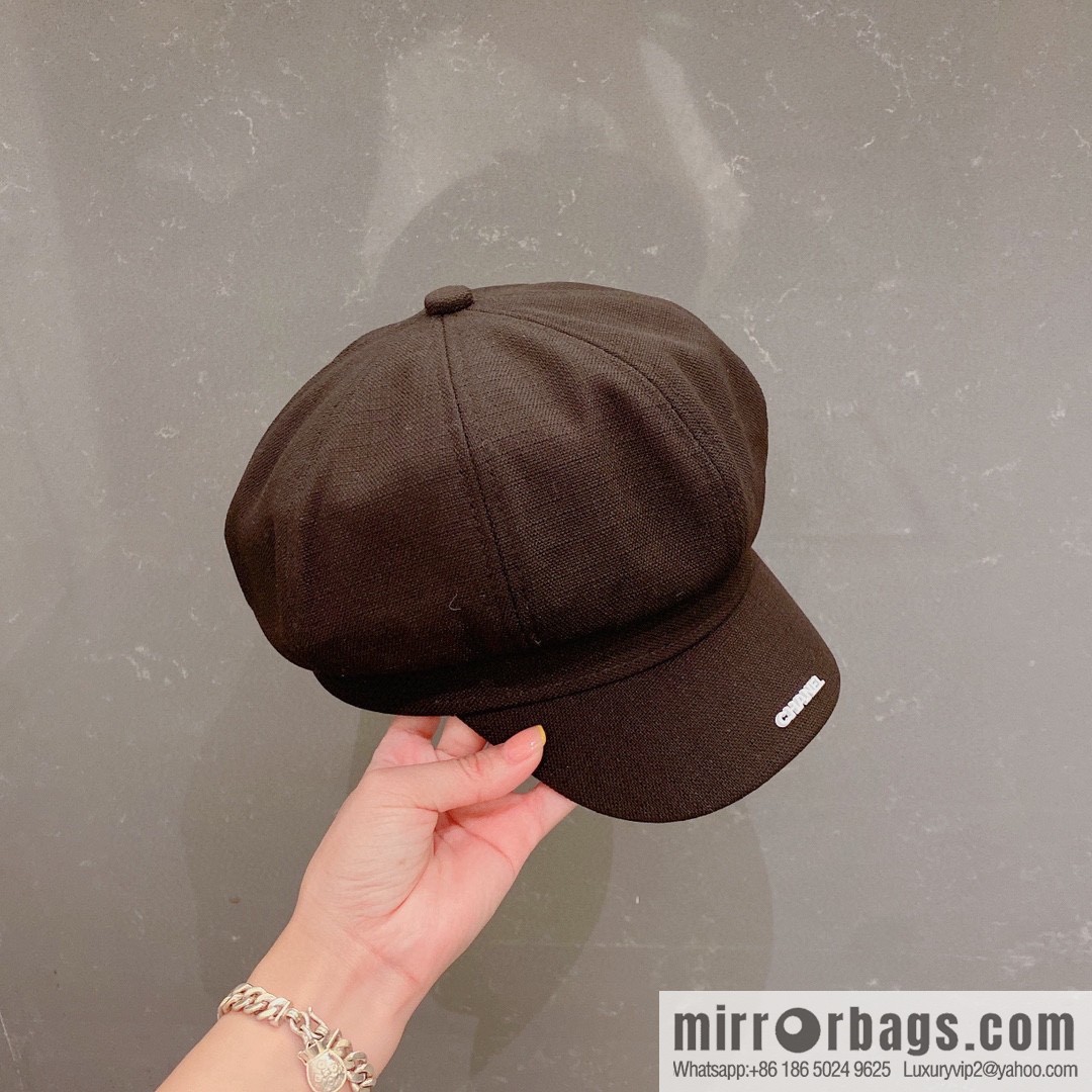 Chanel 2022 autumn and winter new octagonal hat