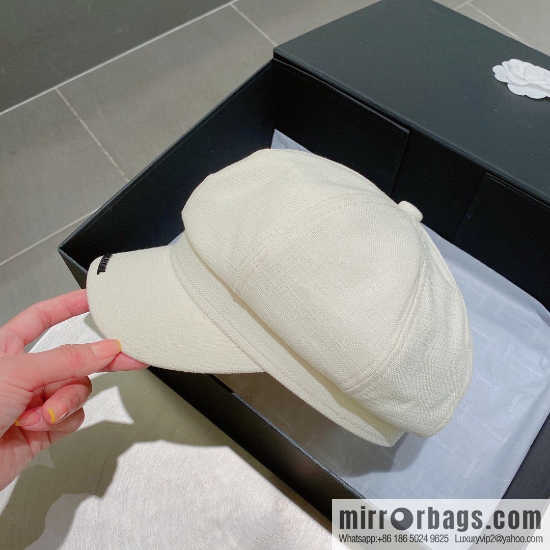 Chanel 2022 autumn and winter new octagonal hat