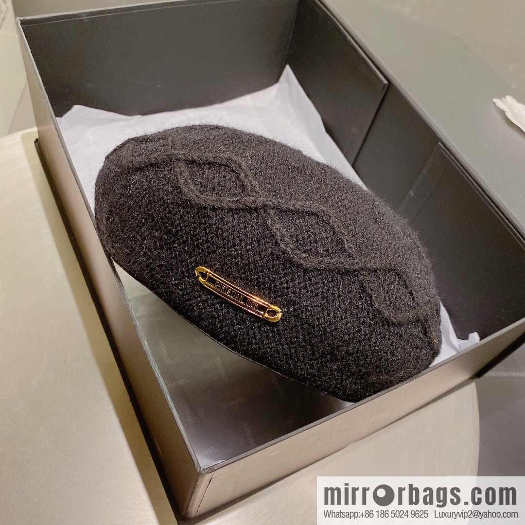 Dior 2022 autumn and winter new knitted beret