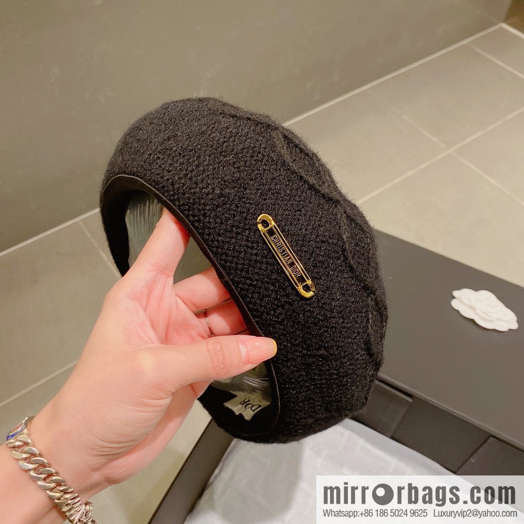 Dior 2022 autumn and winter new knitted beret