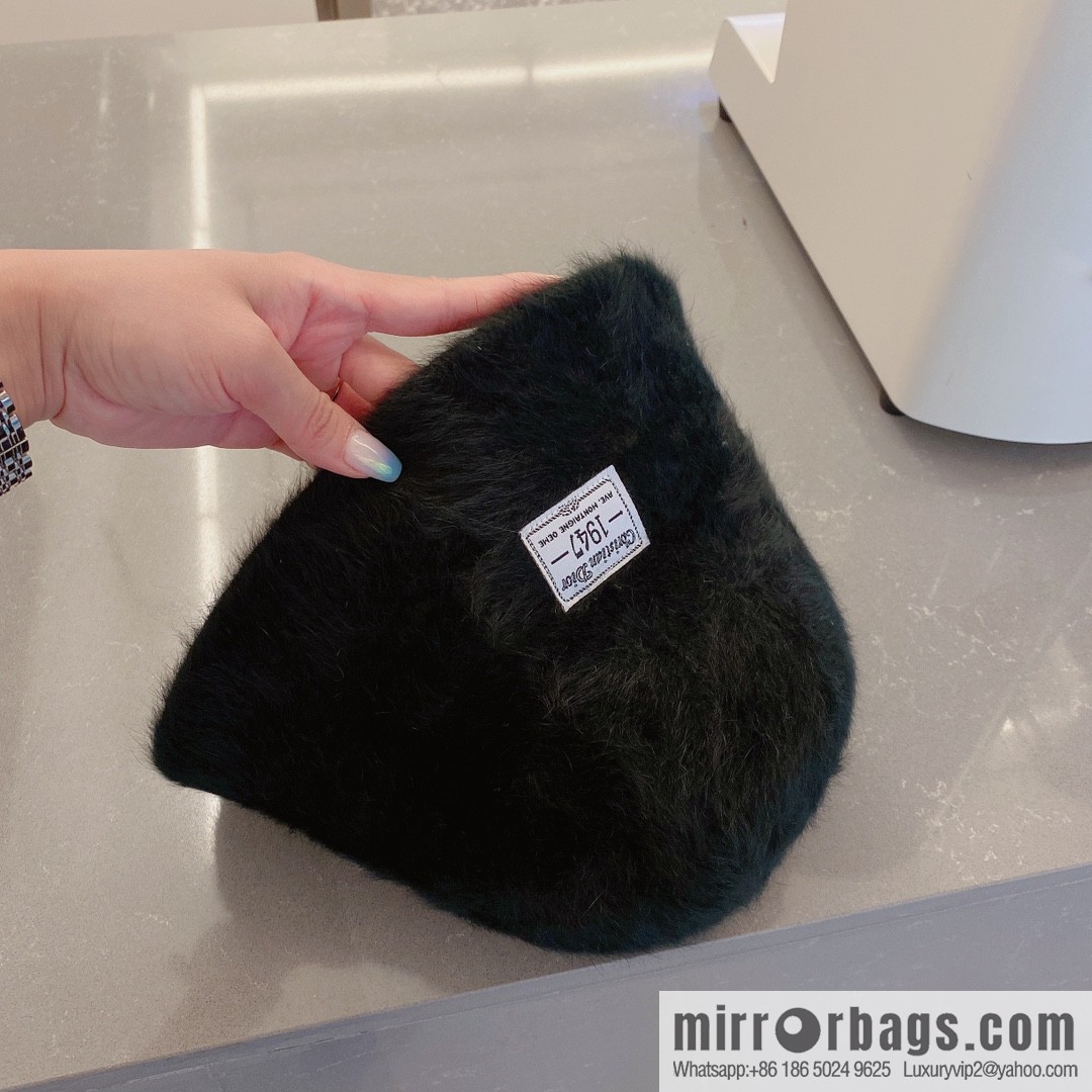 Dior 2022 autumn and winter new rabbit fur bucket hat