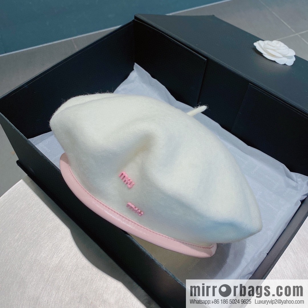 Miumiu 2022 autumn and winter new wool beret