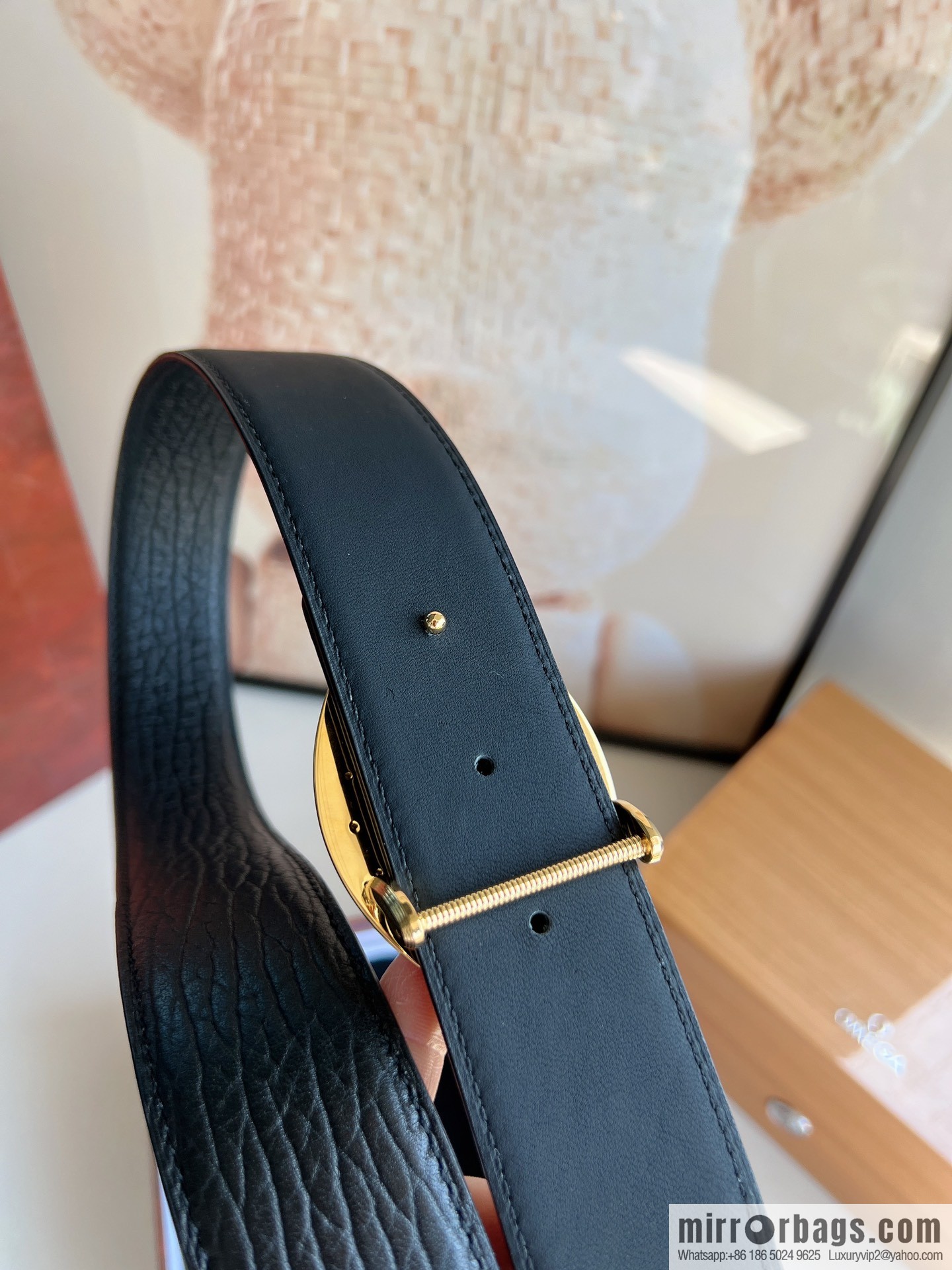 STEFANO RICCI STEFANO RICCI STEFANO LAWNICH Classic Stainless Steel Eagle 🦅 Logo Wear Metal Buckle Top Cowhide Belt 3.8cm
