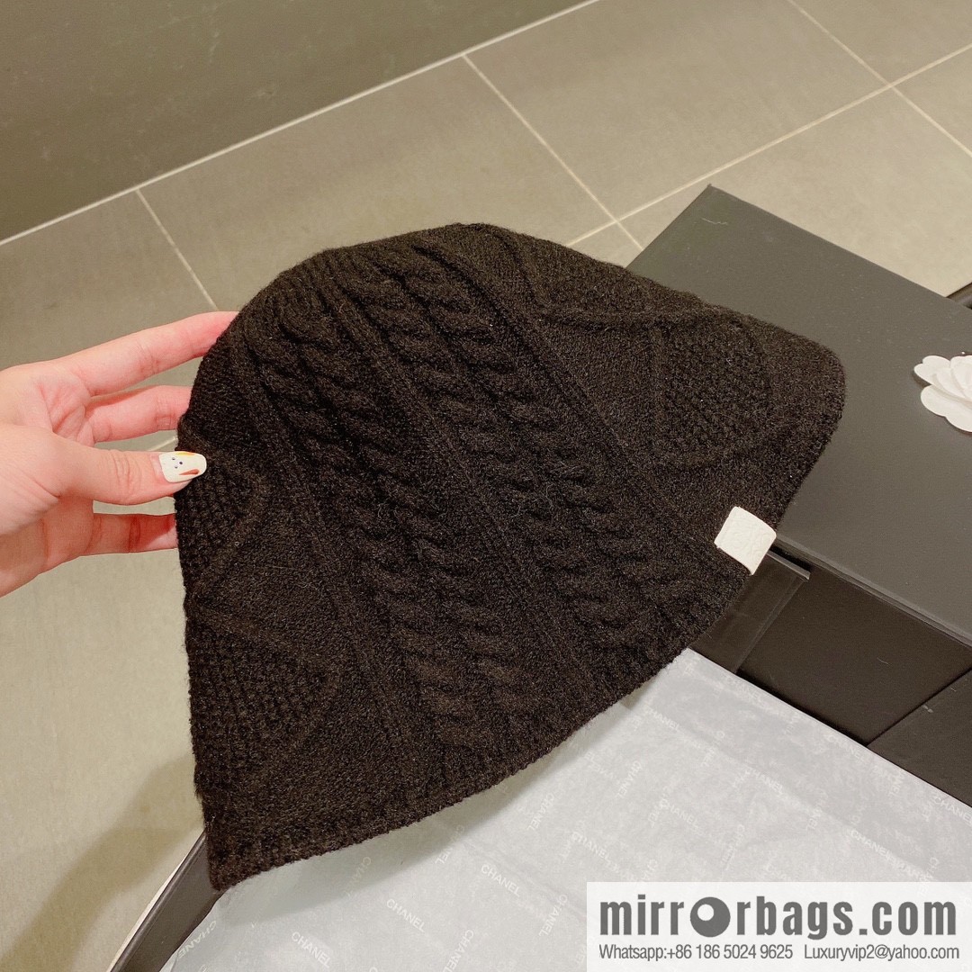 LOEWE 2022 autumn and winter new wool bucket hat