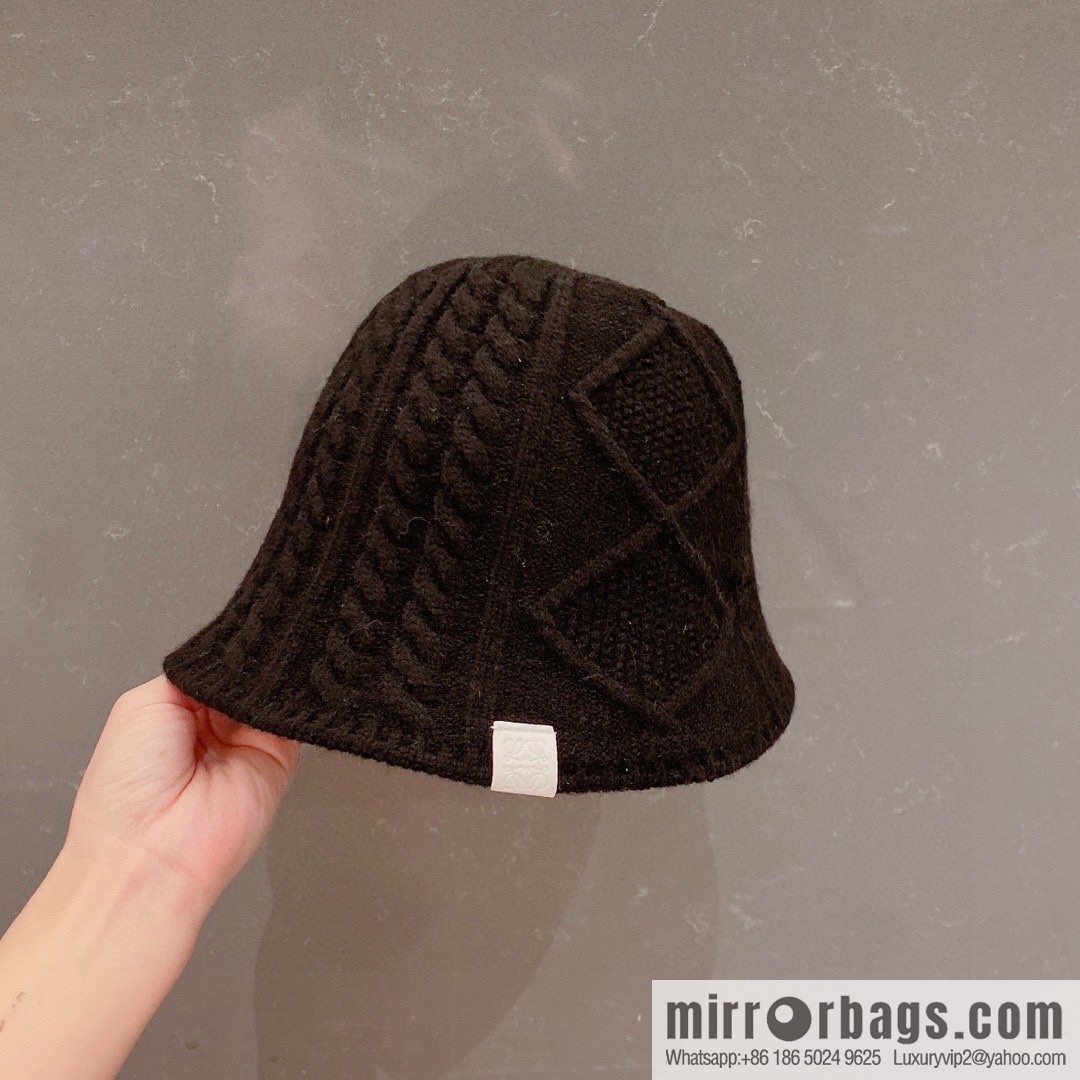 LOEWE 2022 autumn and winter new wool bucket hat