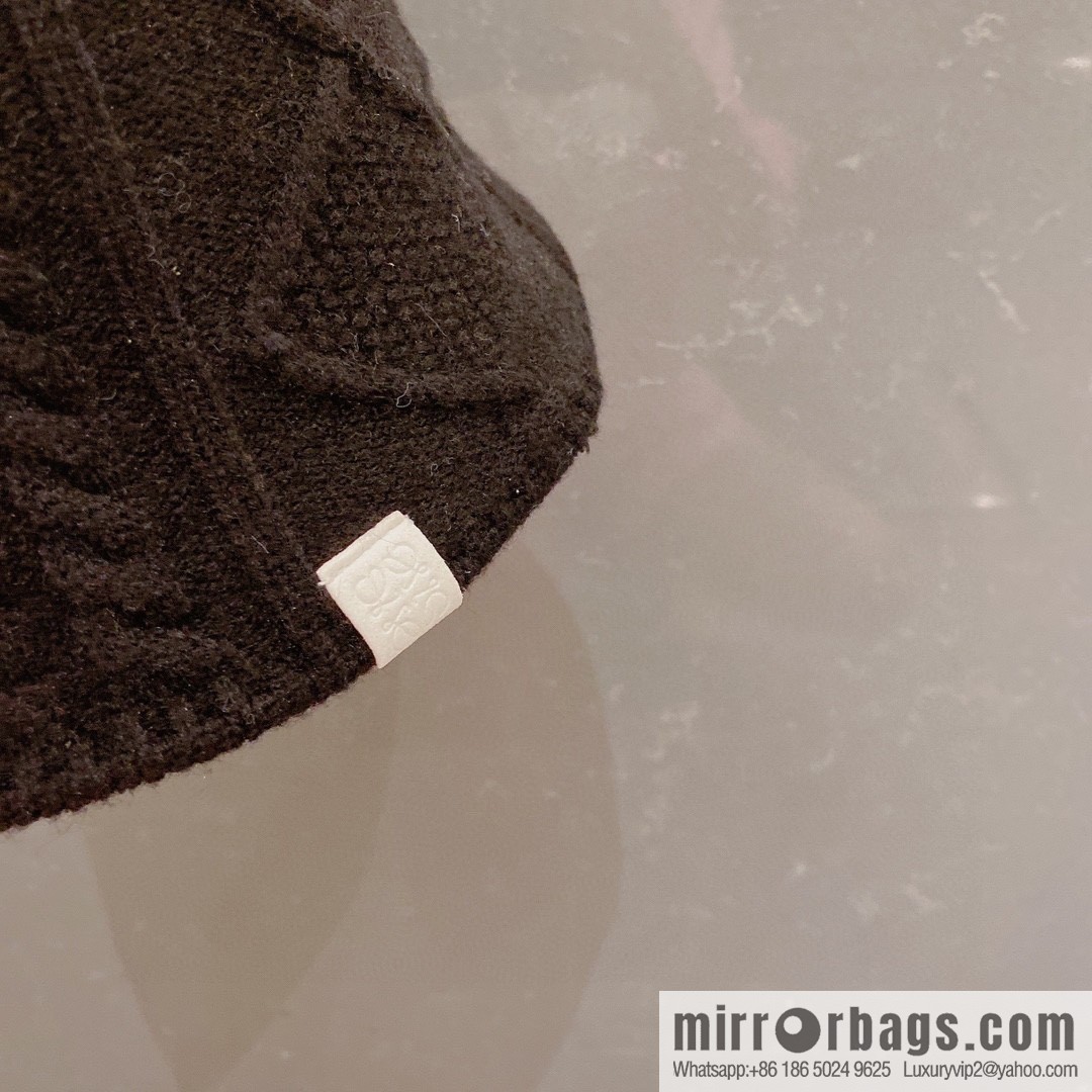 LOEWE 2022 autumn and winter new wool bucket hat