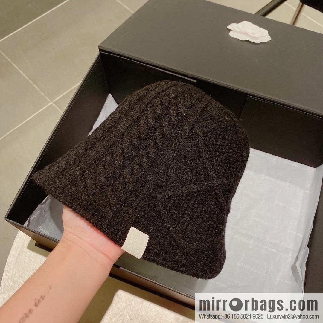 LOEWE 2022 autumn and winter new wool bucket hat