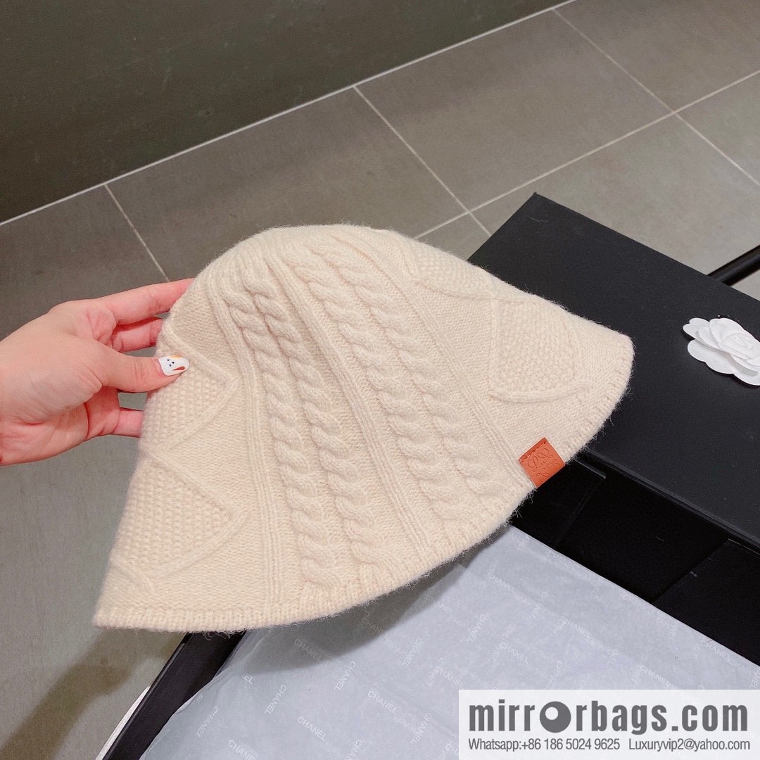 LOEWE 2022 autumn and winter new wool bucket hat