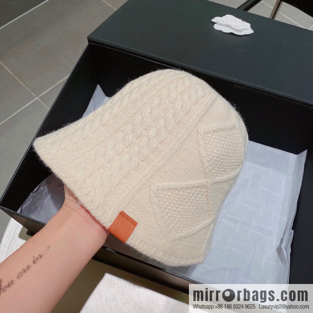 LOEWE 2022 autumn and winter new wool bucket hat