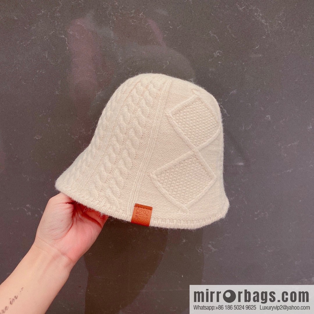 LOEWE 2022 autumn and winter new wool bucket hat