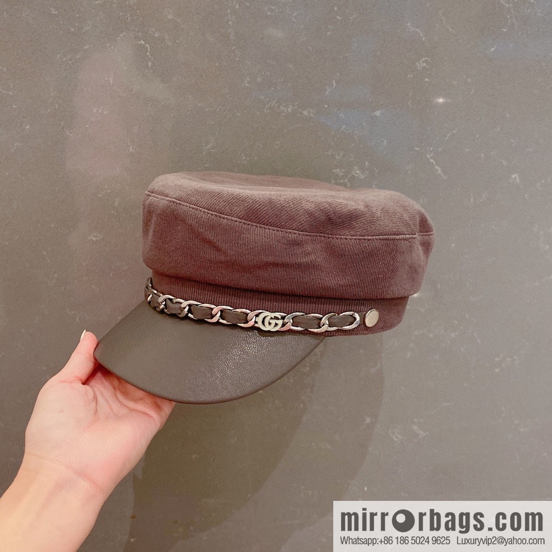 Gucci Gucci 2021 autumn new duck tongue military cap