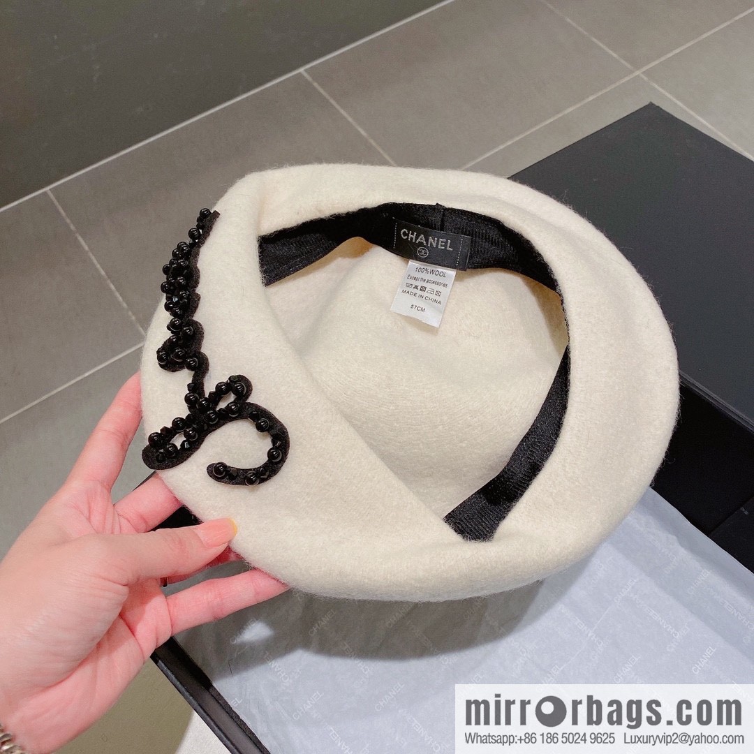 Chanel 2022 autumn and winter new woolen beret