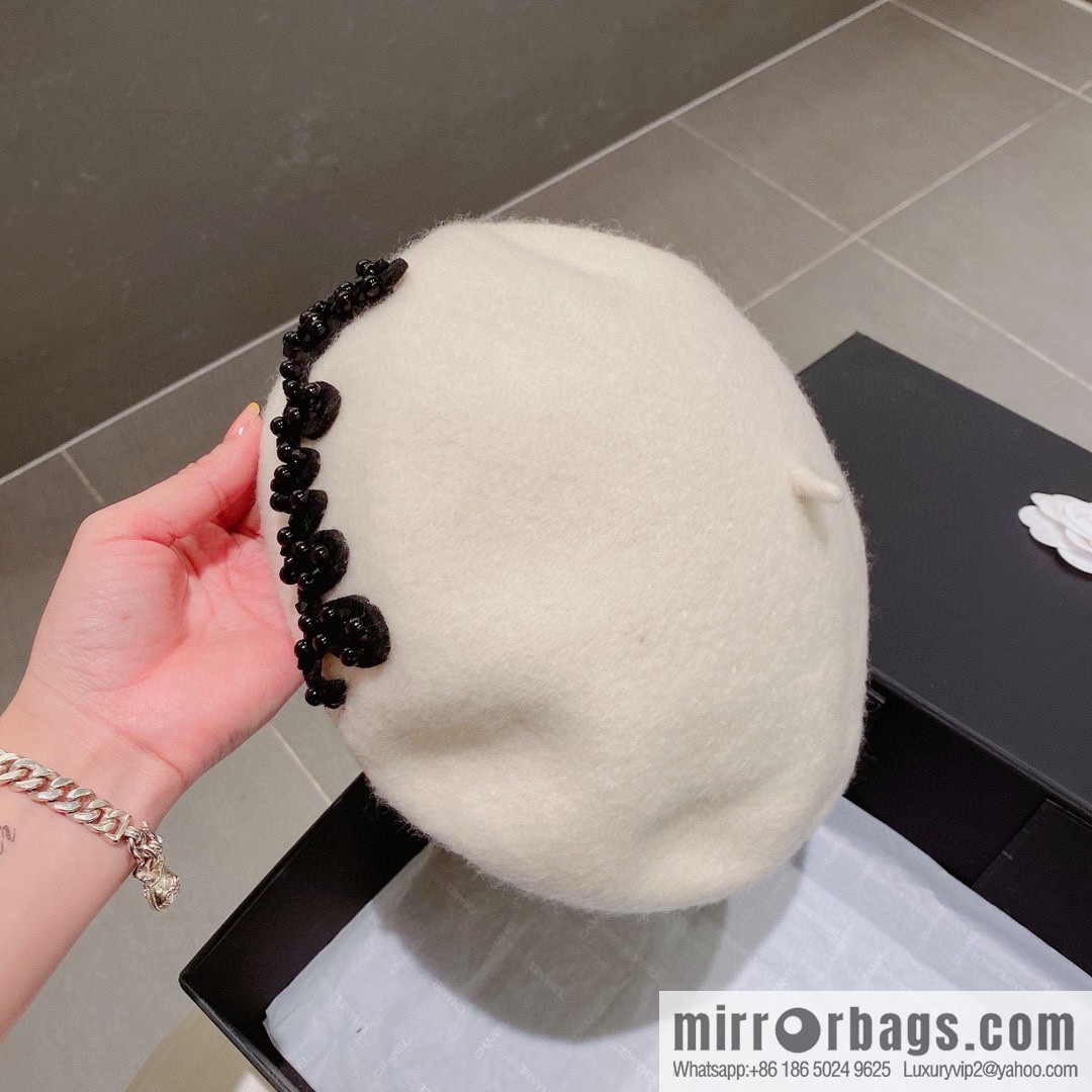Chanel 2022 autumn and winter new woolen beret