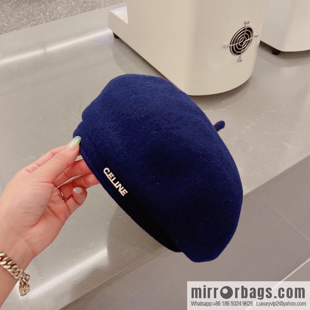 Celine 2022 autumn and winter new woolen beret
