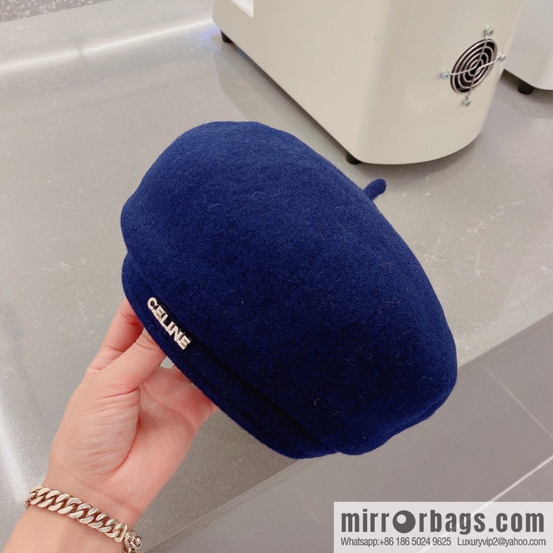 Celine 2022 autumn and winter new woolen beret