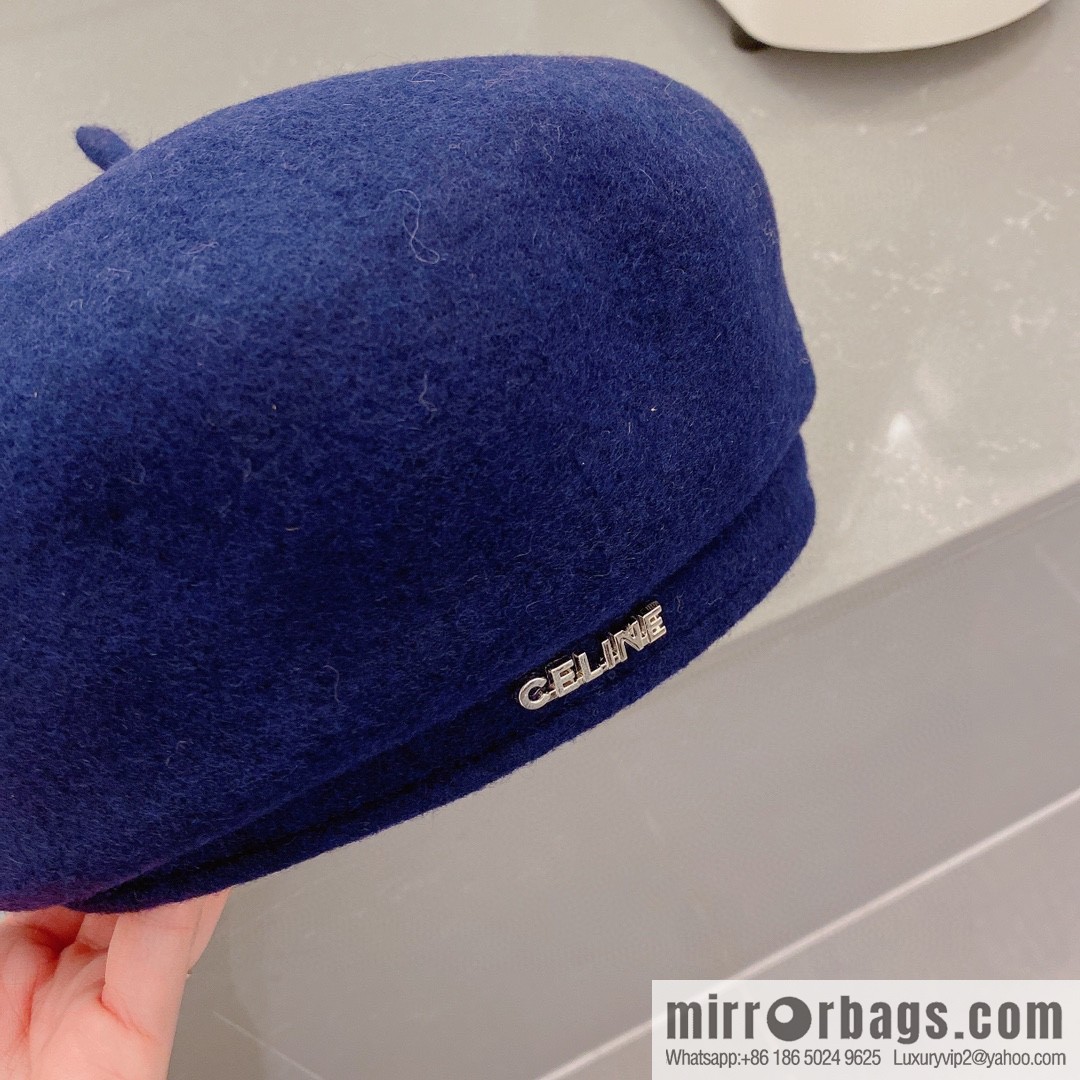Celine 2022 autumn and winter new woolen beret