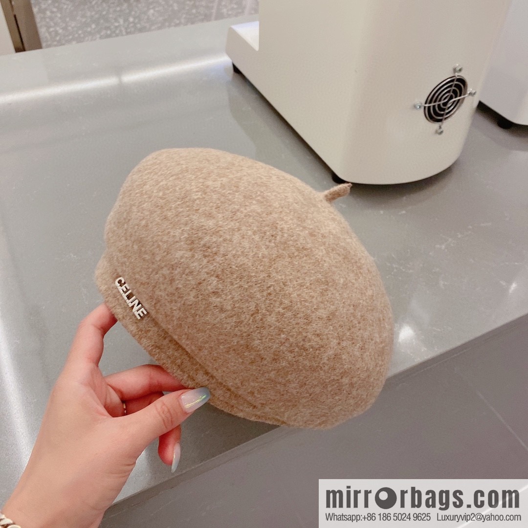 Celine 2022 autumn and winter new woolen beret