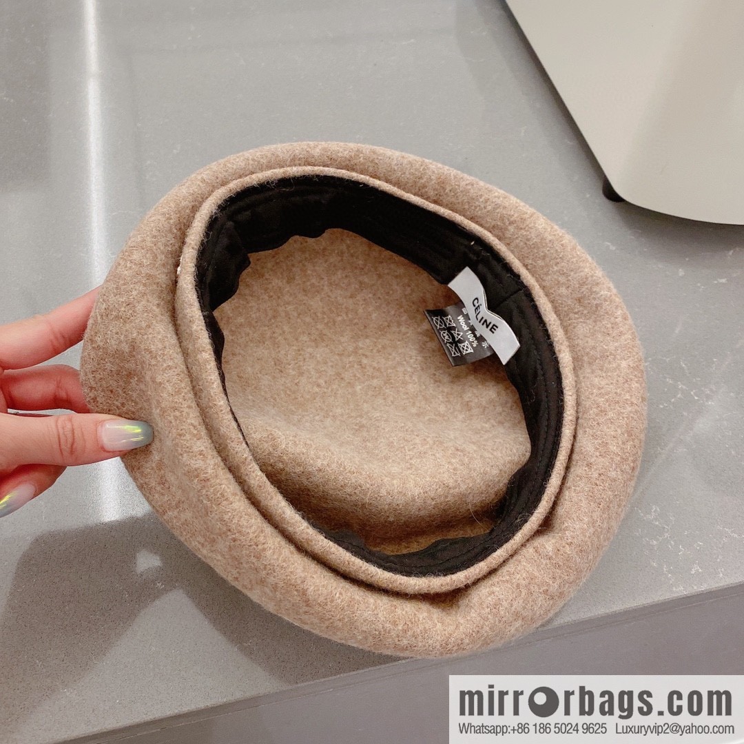 Celine 2022 autumn and winter new woolen beret
