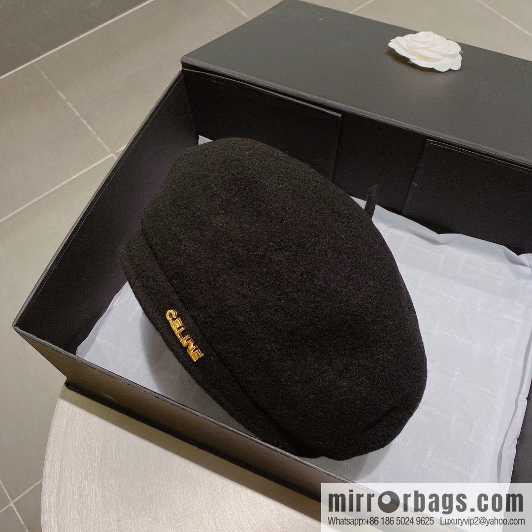 Celine 2022 autumn and winter new woolen beret