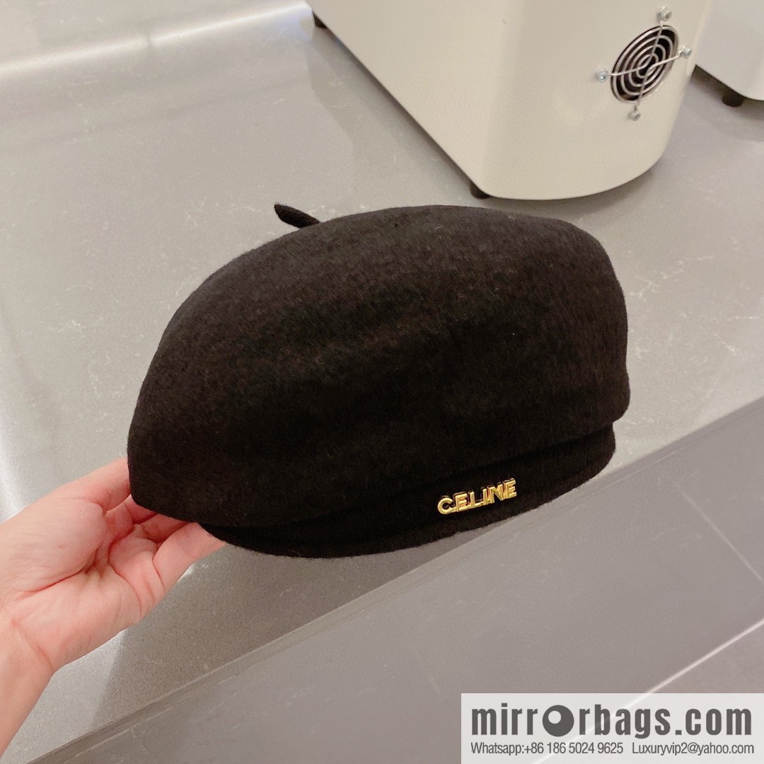 Celine 2022 autumn and winter new woolen beret
