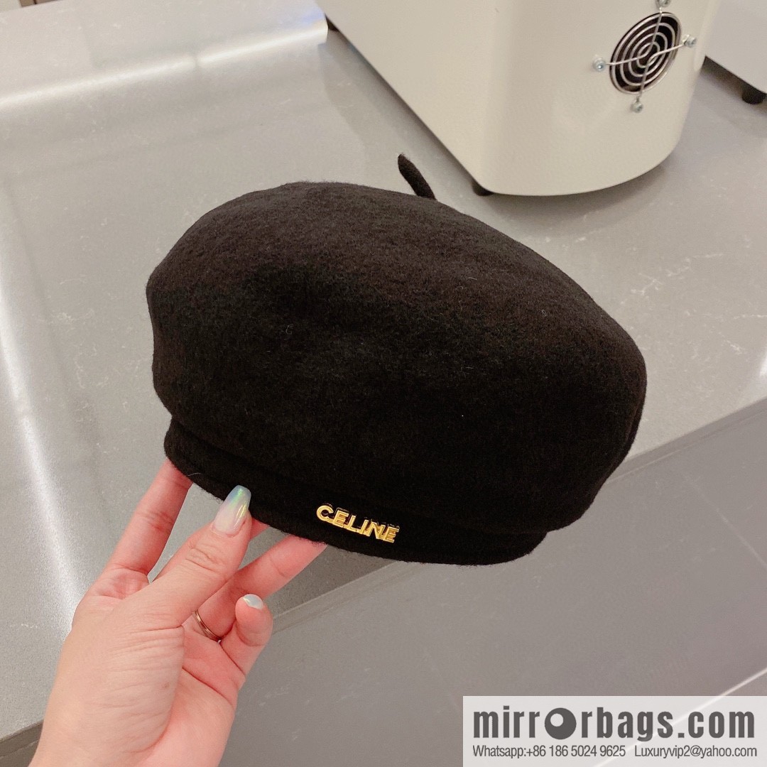 Celine 2022 autumn and winter new woolen beret