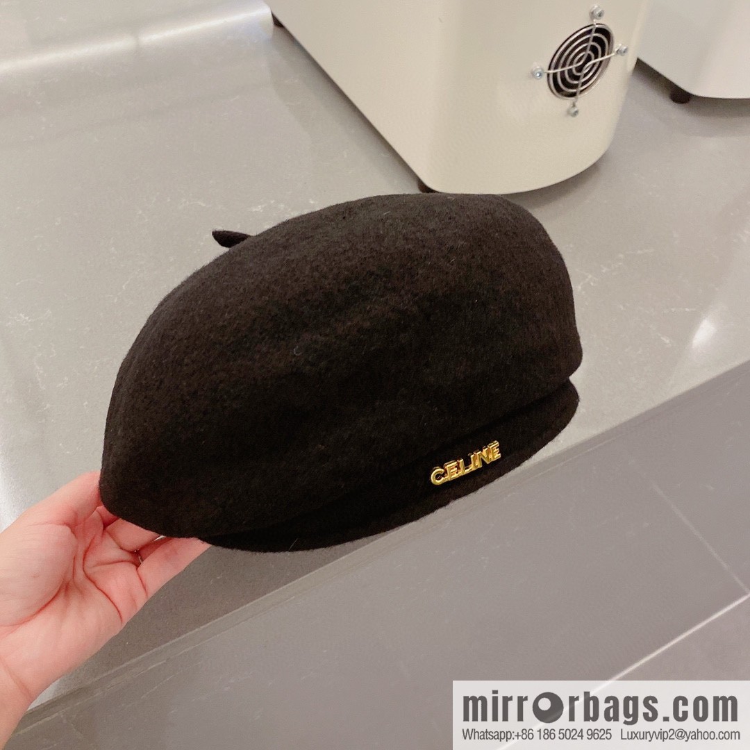 Celine 2022 autumn and winter new woolen beret