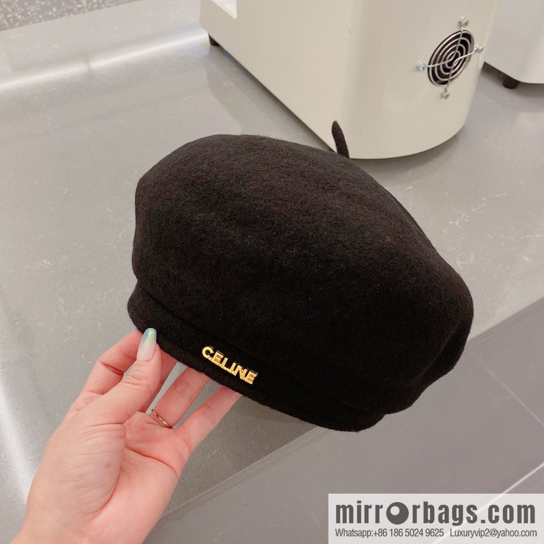 Celine 2022 autumn and winter new woolen beret