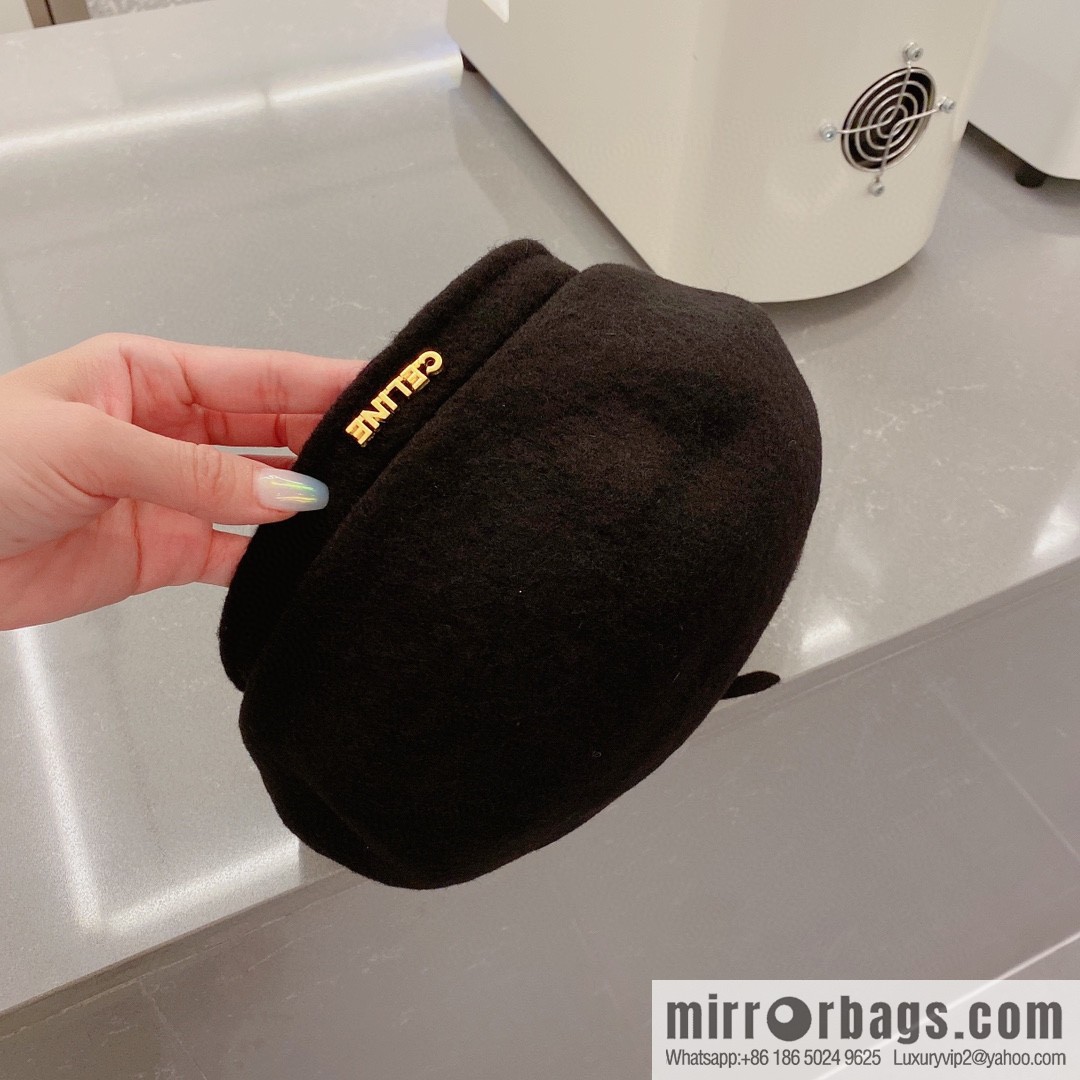 Celine 2022 autumn and winter new woolen beret