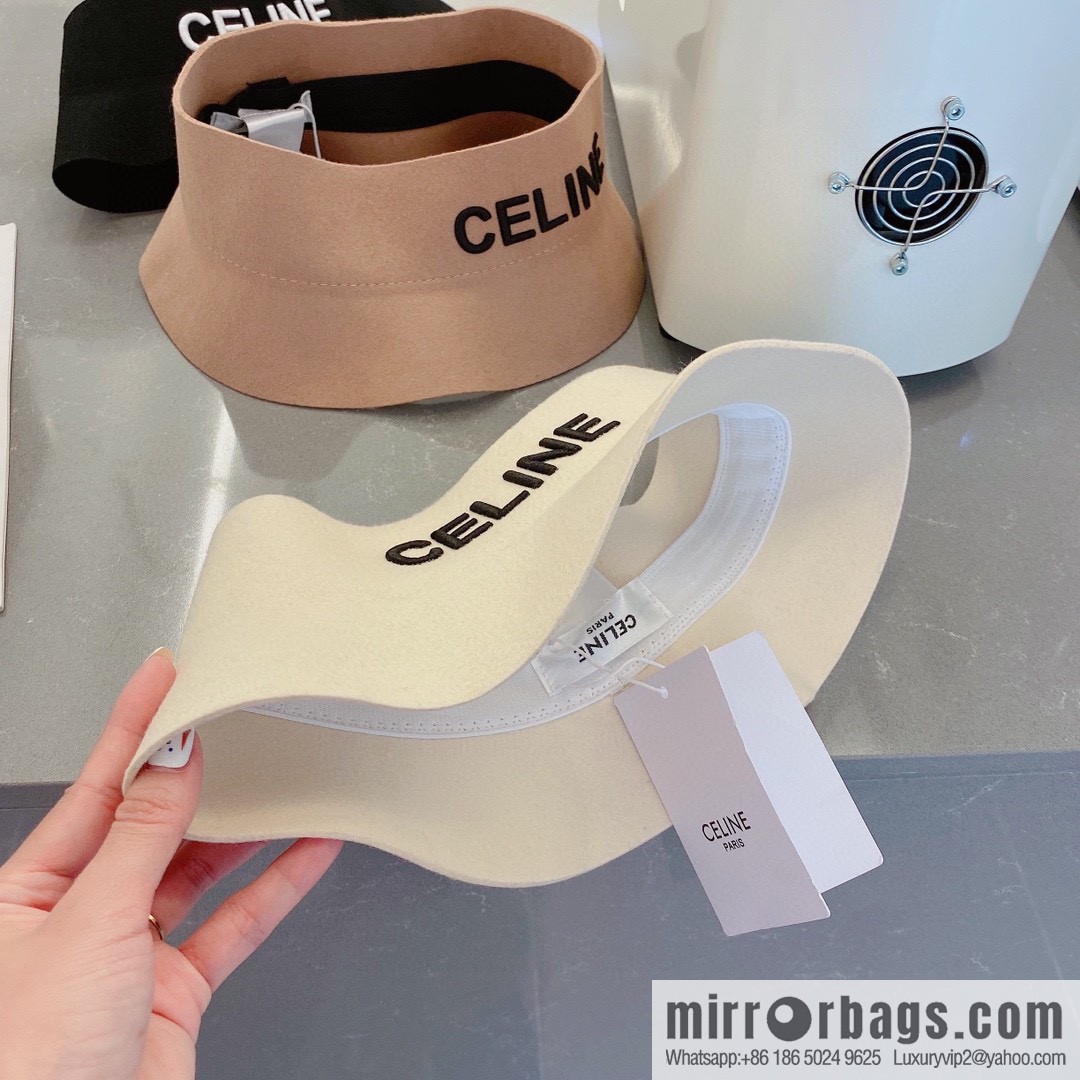 Celine autumn 2022 empty top sun hat